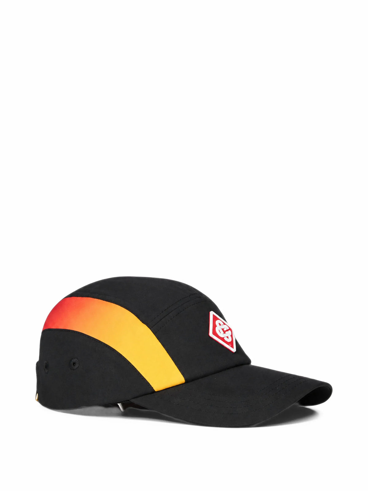 gradient-print logo-patch cap