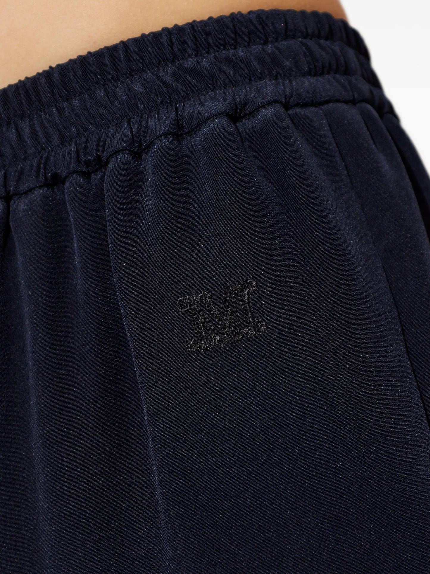 Volonta wide-leg silk trousers
