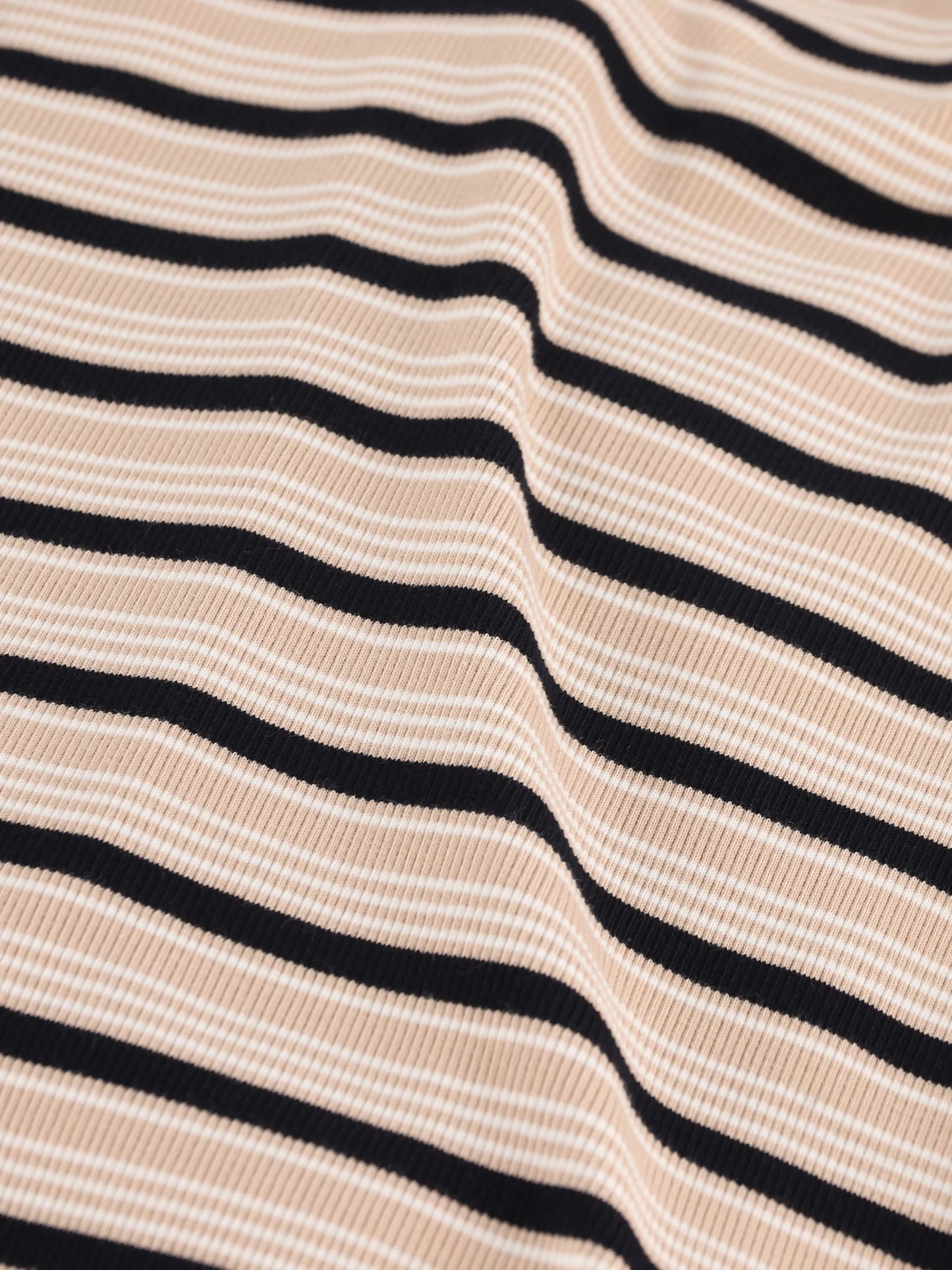 striped logo-patch T-shirt