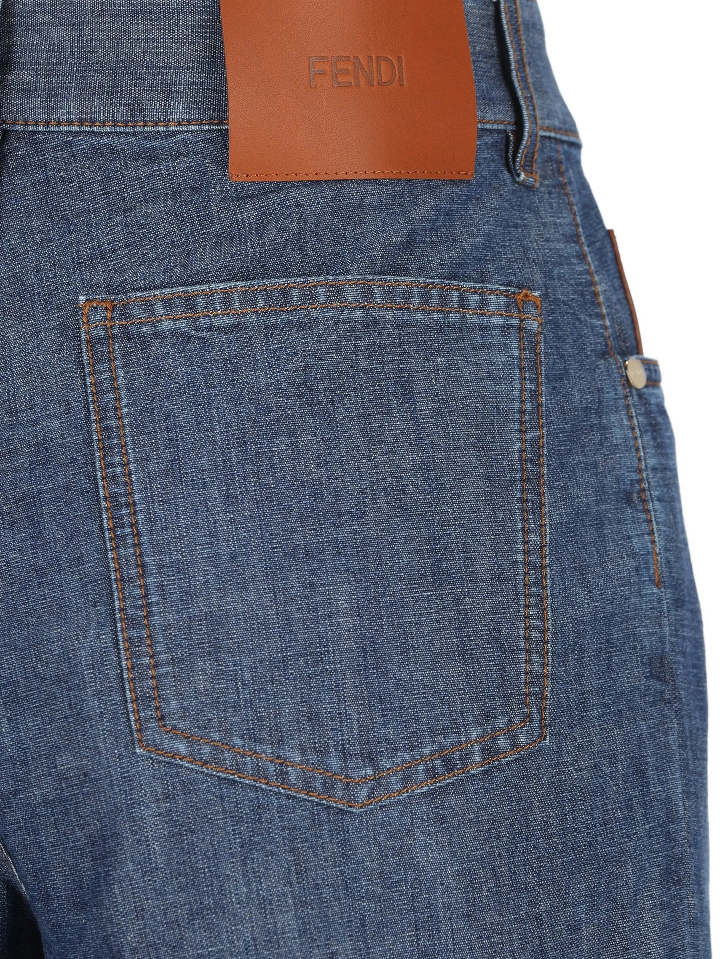 logo-patch wide-leg trousers