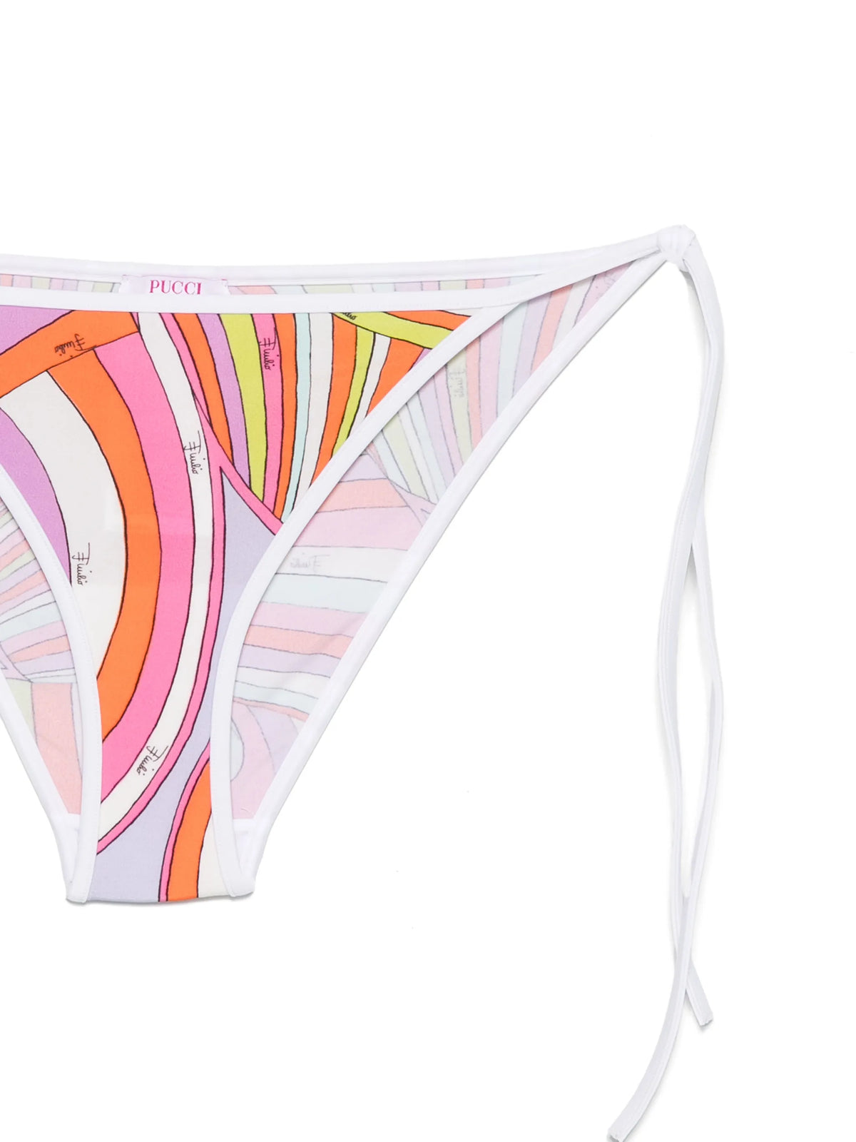 Iride print bikini bottom