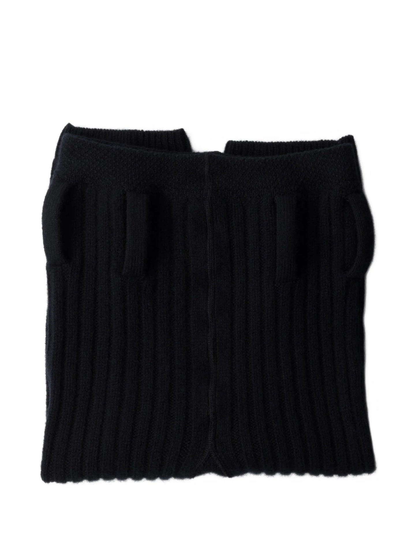 wool and cashmere short leggings