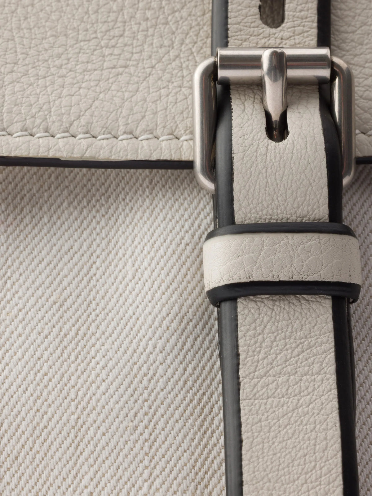 Bonnie denim and leather tote bag