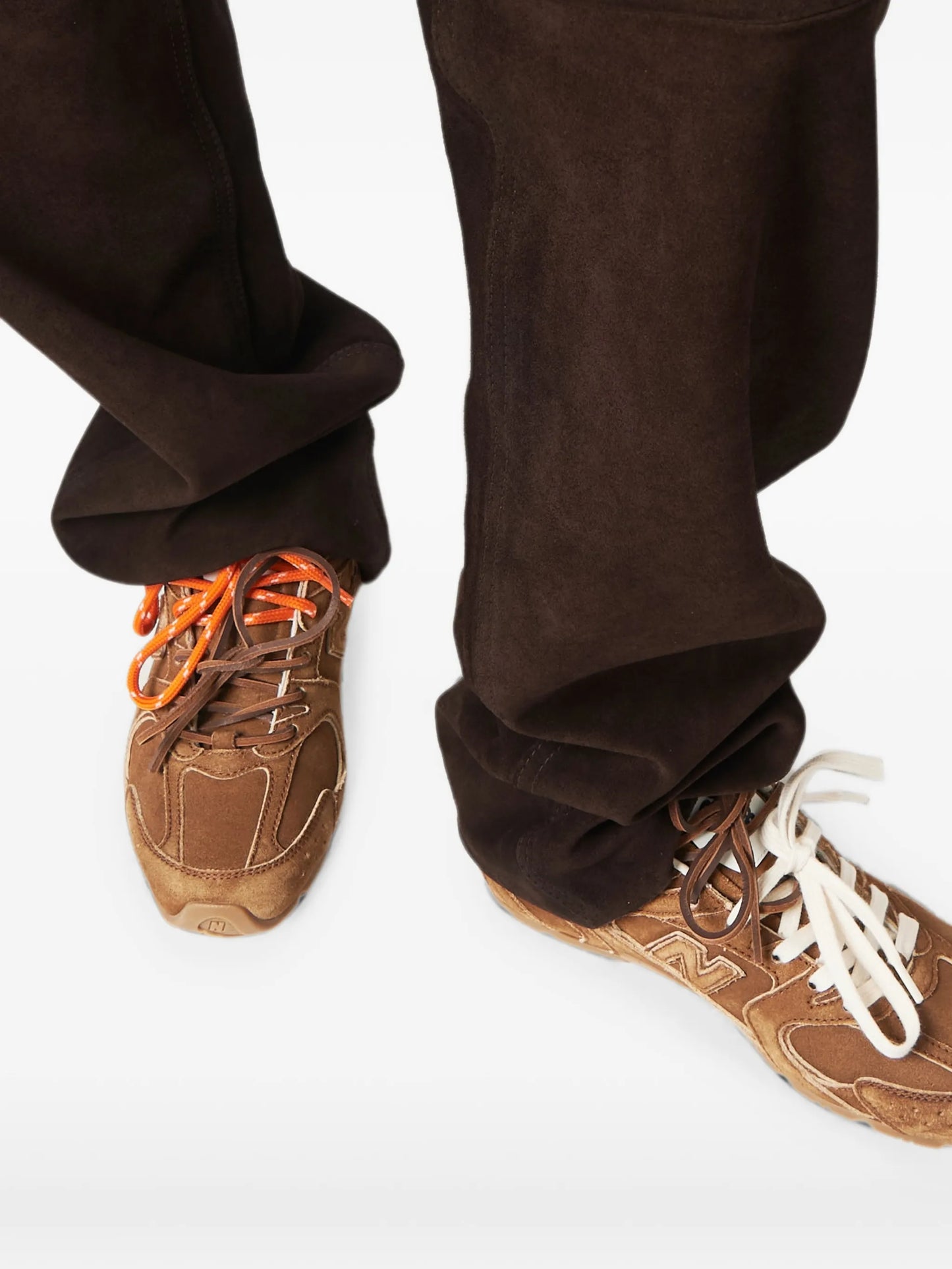 x New Balance 530 suede logo-patch sneakers