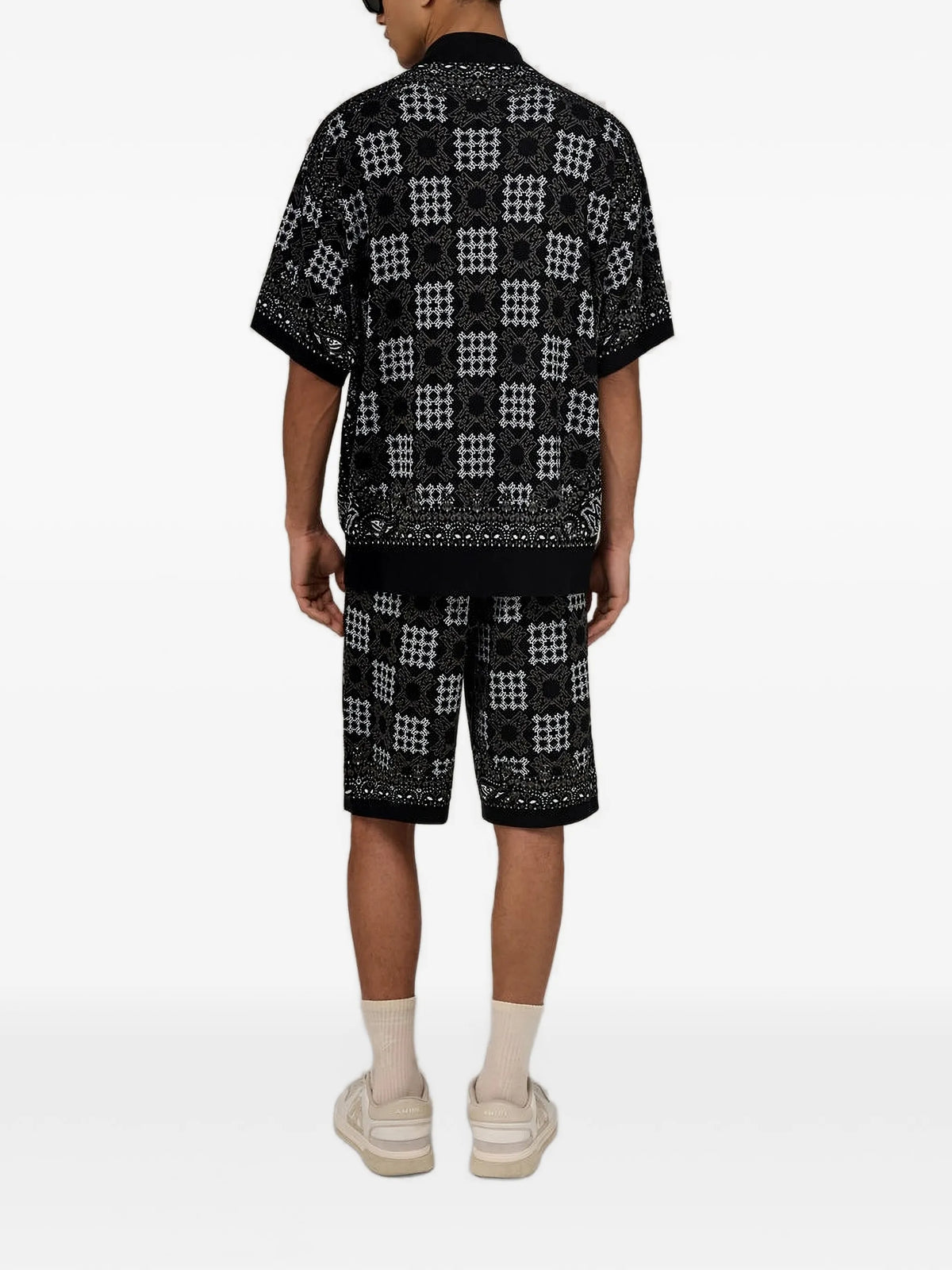 MA Quad Checker Crochet Shirt