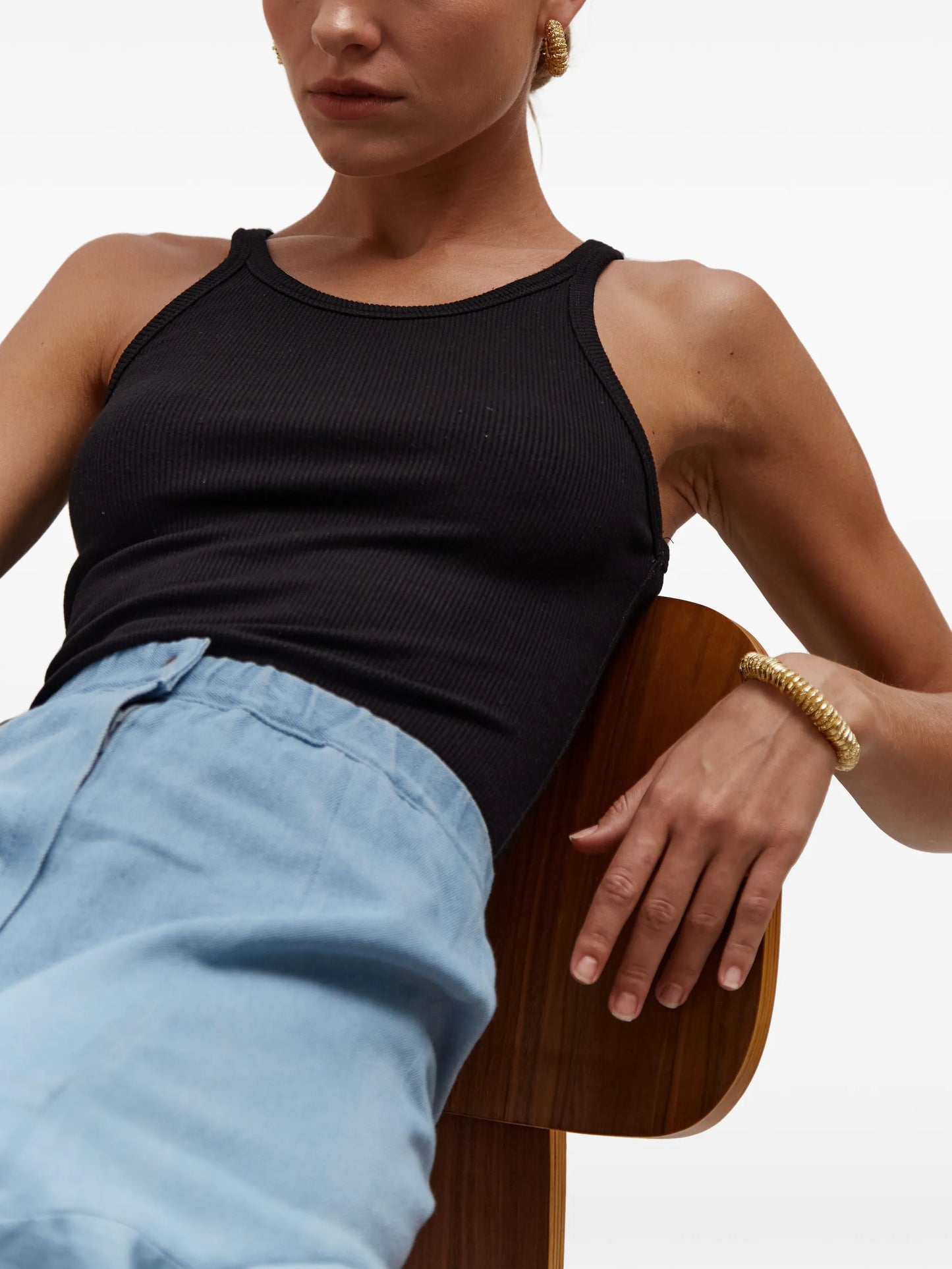 Capital cuff bracelet