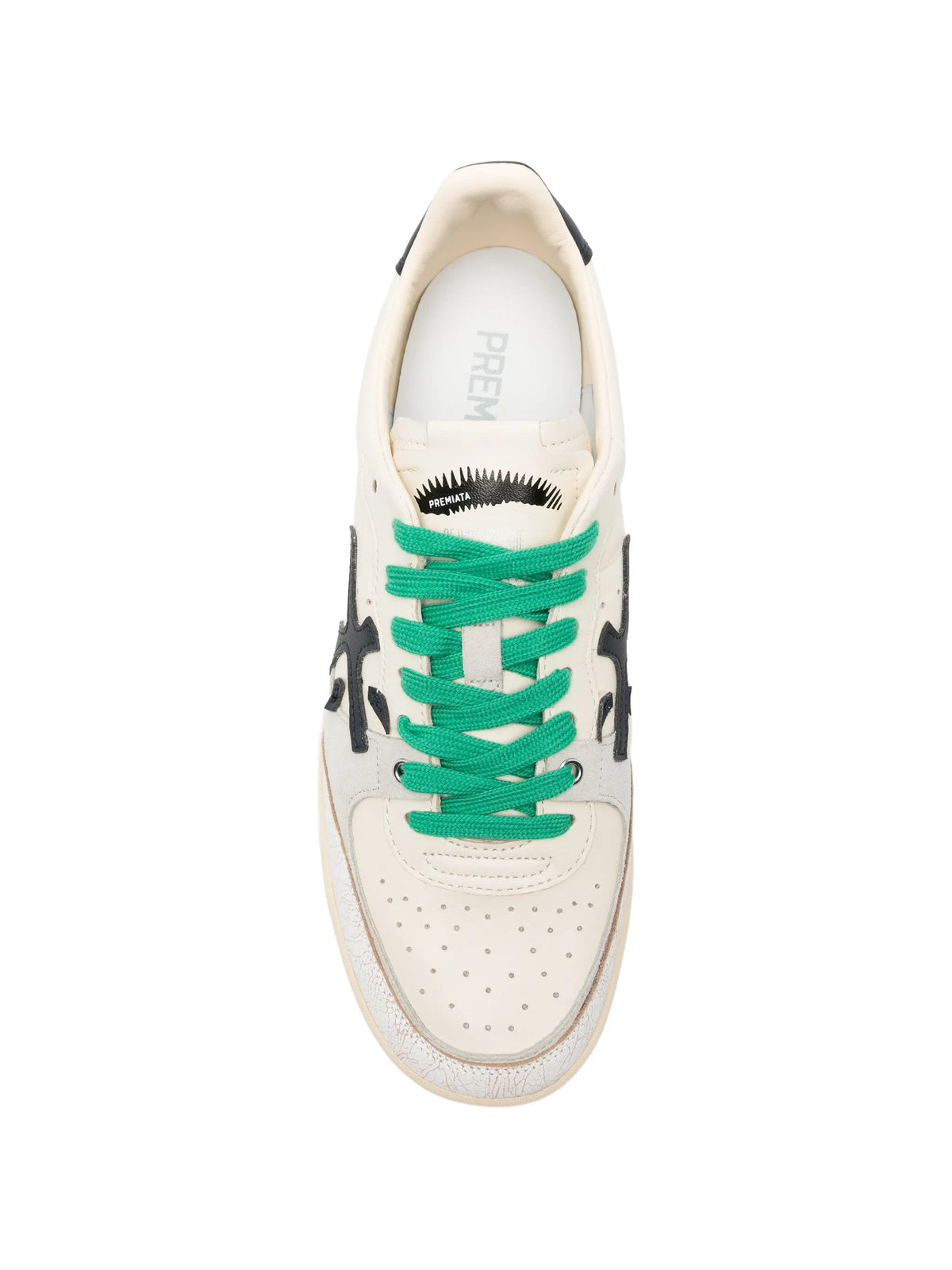 Clay logo-patch sneakers
