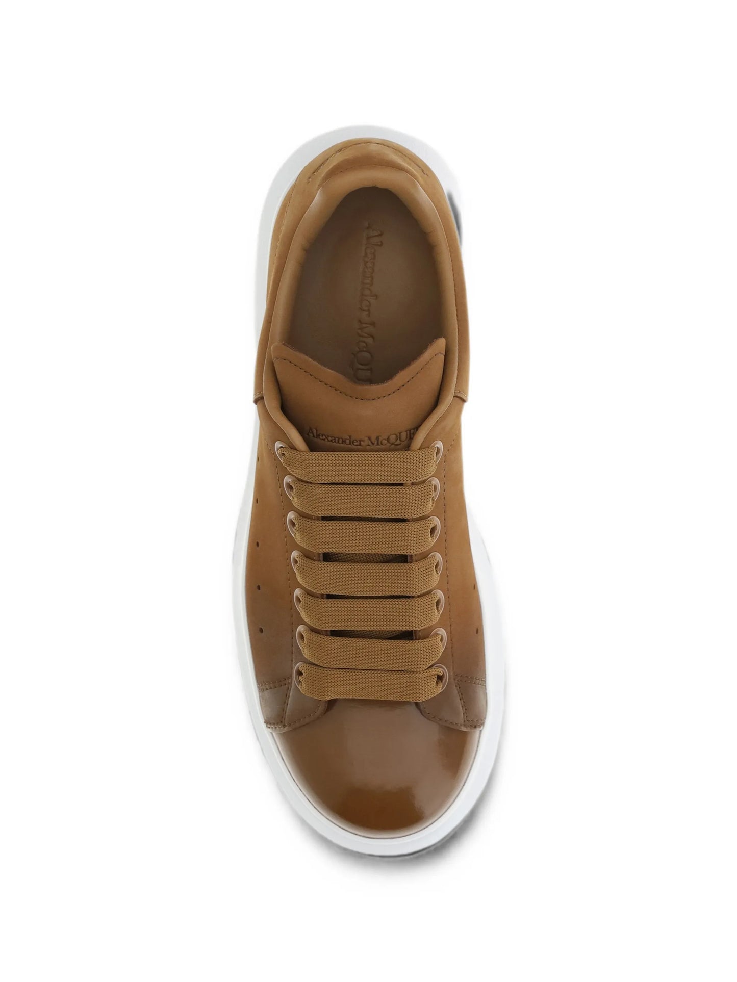 Oversized leather sneakers