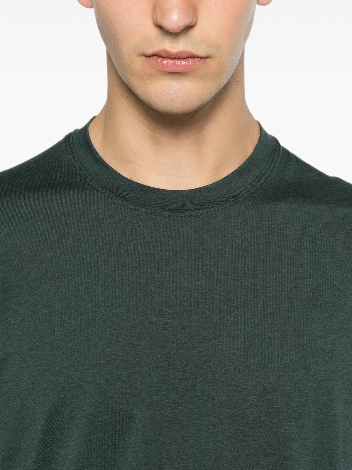 lyocell cotton crew neck t-shirt