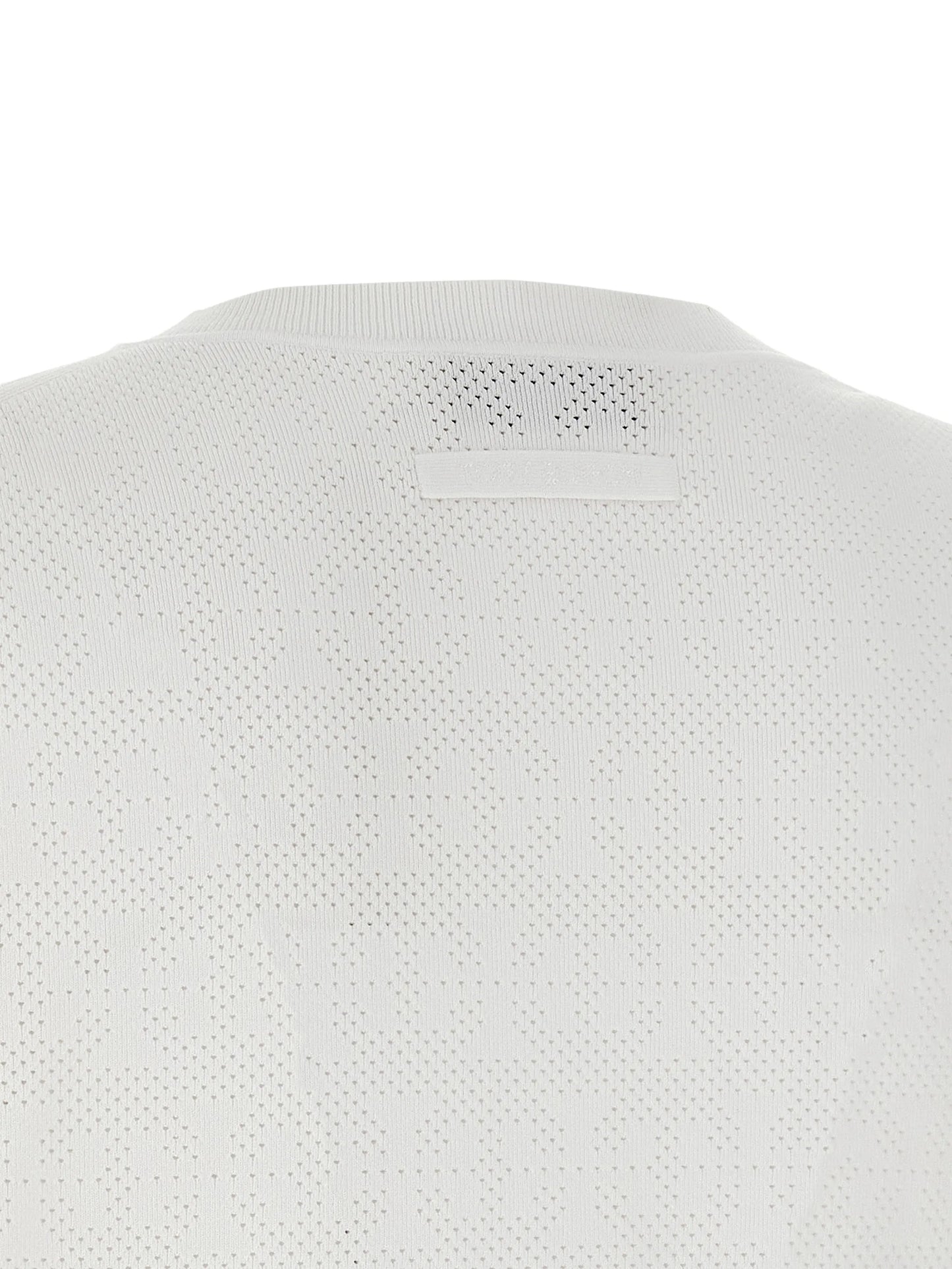 pointelle crew-neck cardigan