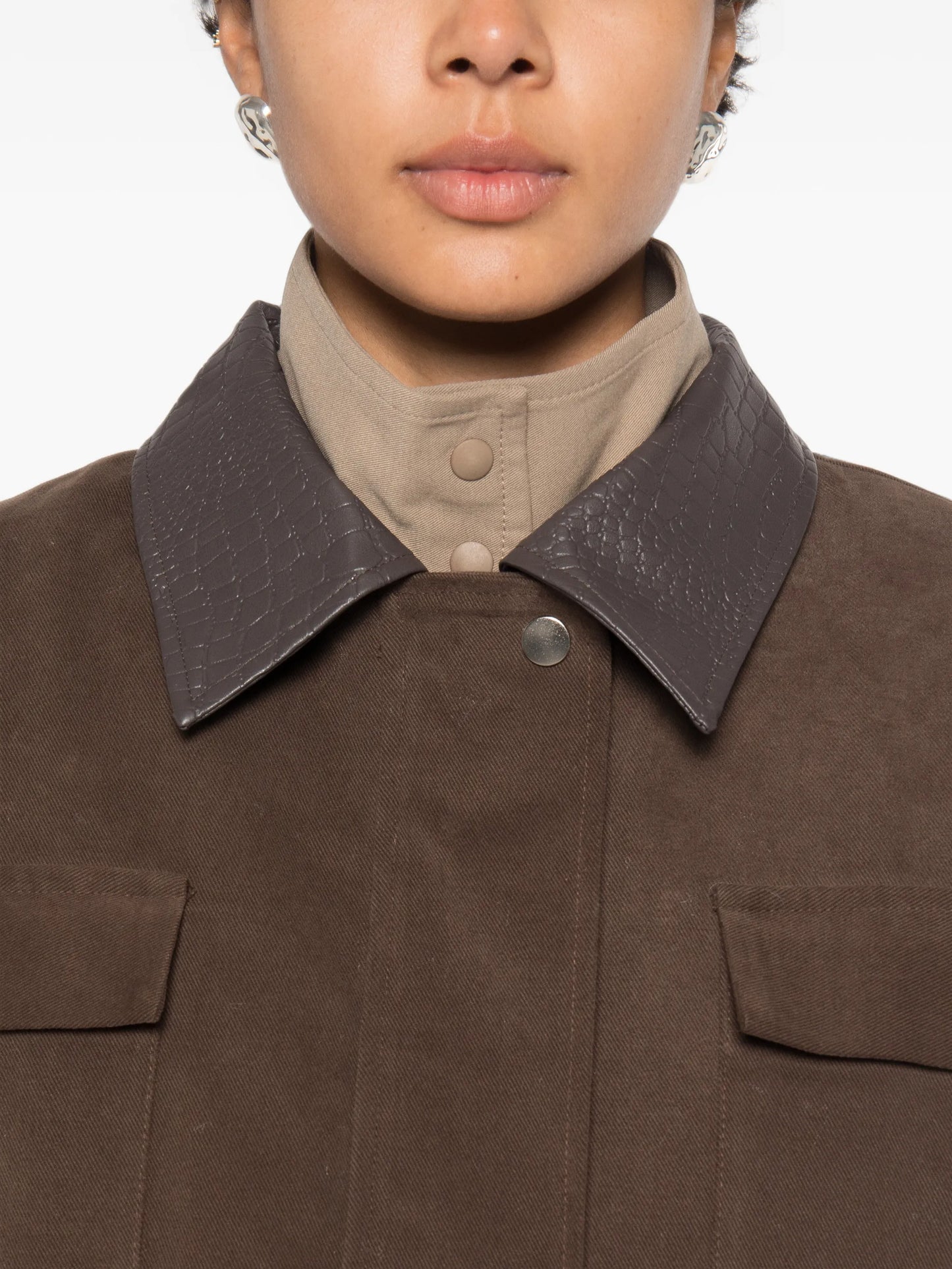 Baia faux suede barn jacket