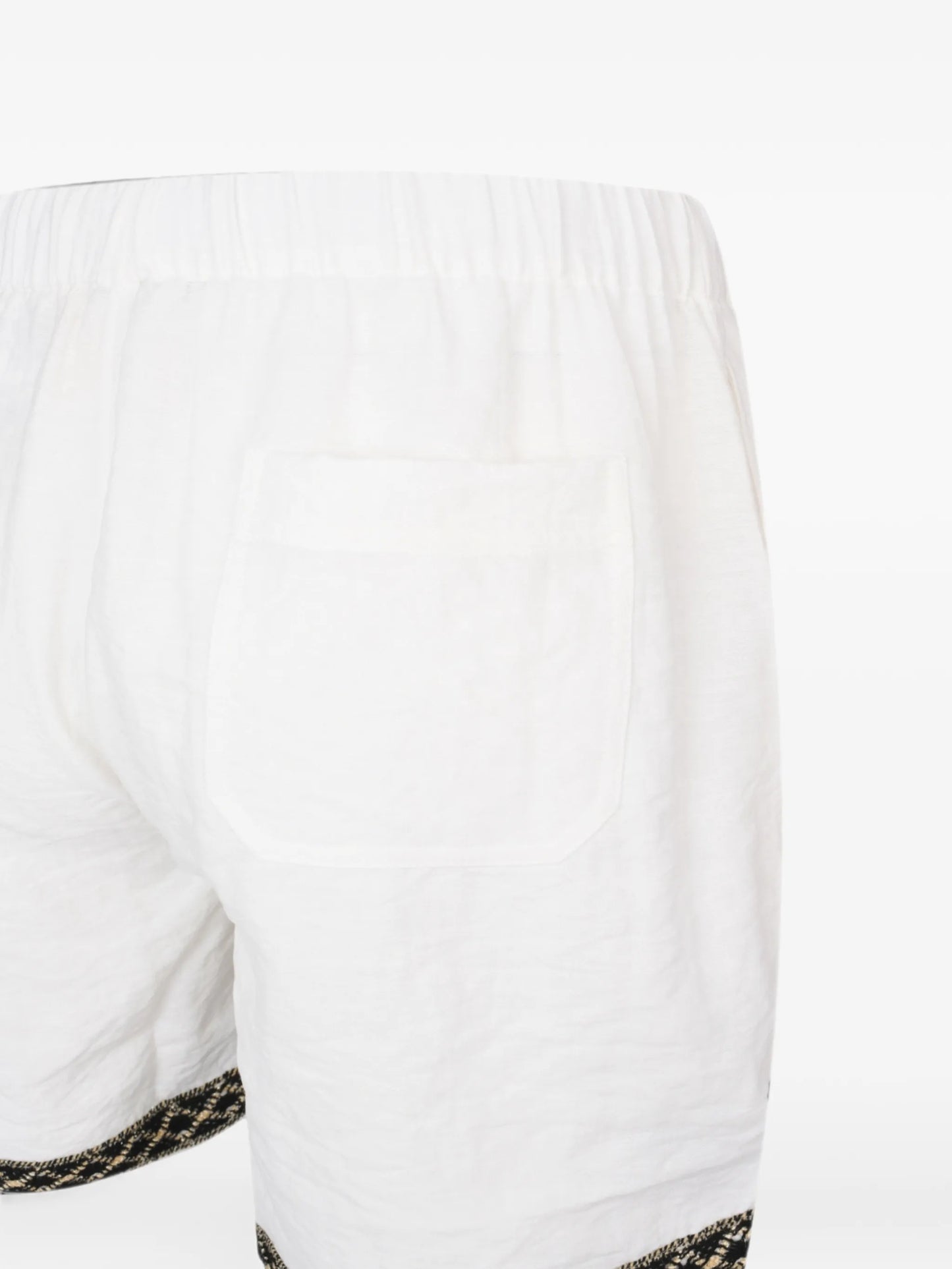 Resort embroidered-trim shorts