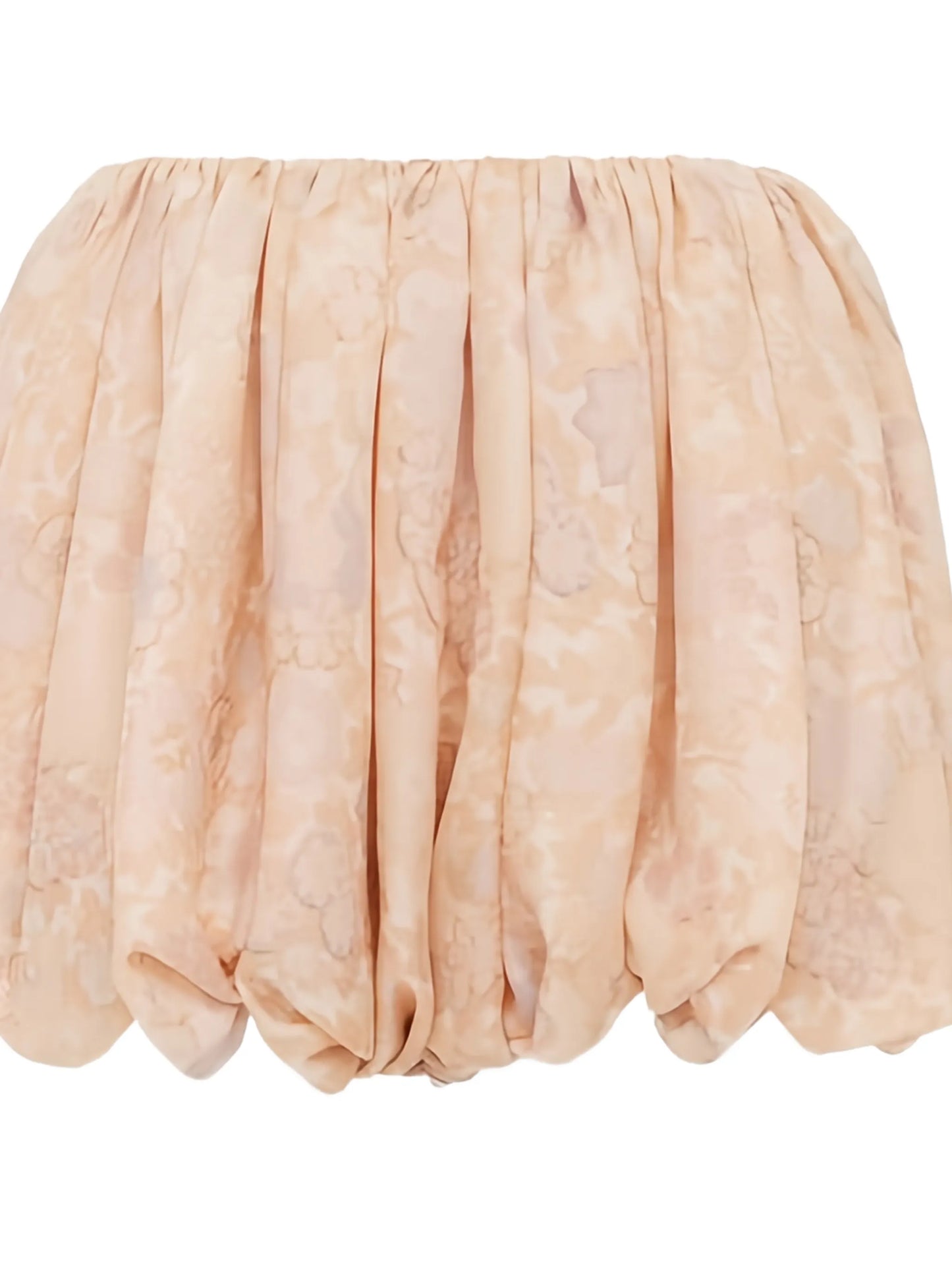 mini floral-print balloon shorts