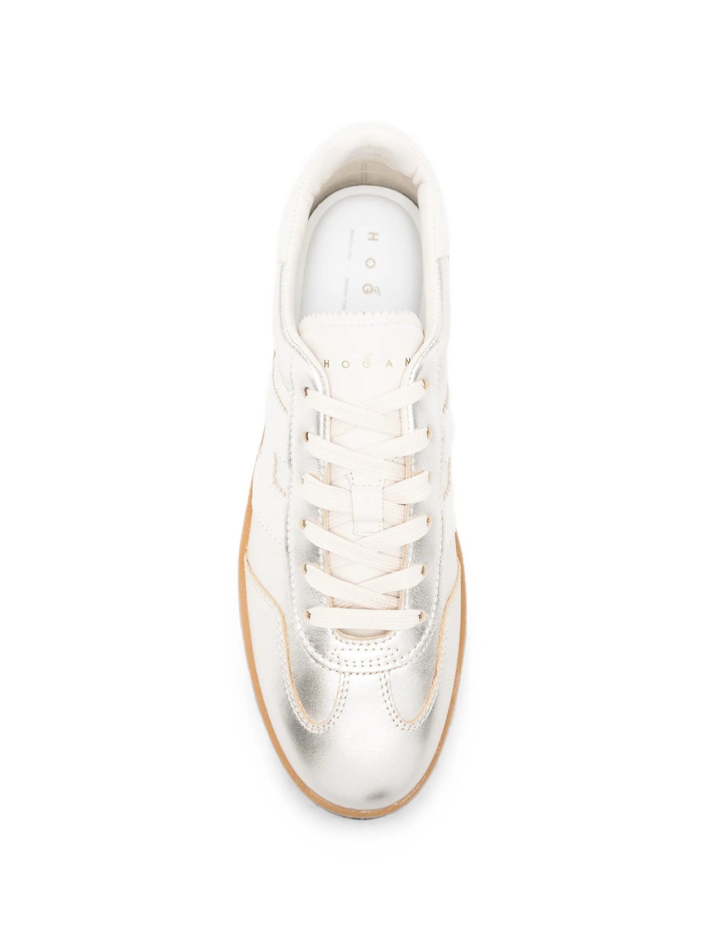 H698 metallic-effect sneakers