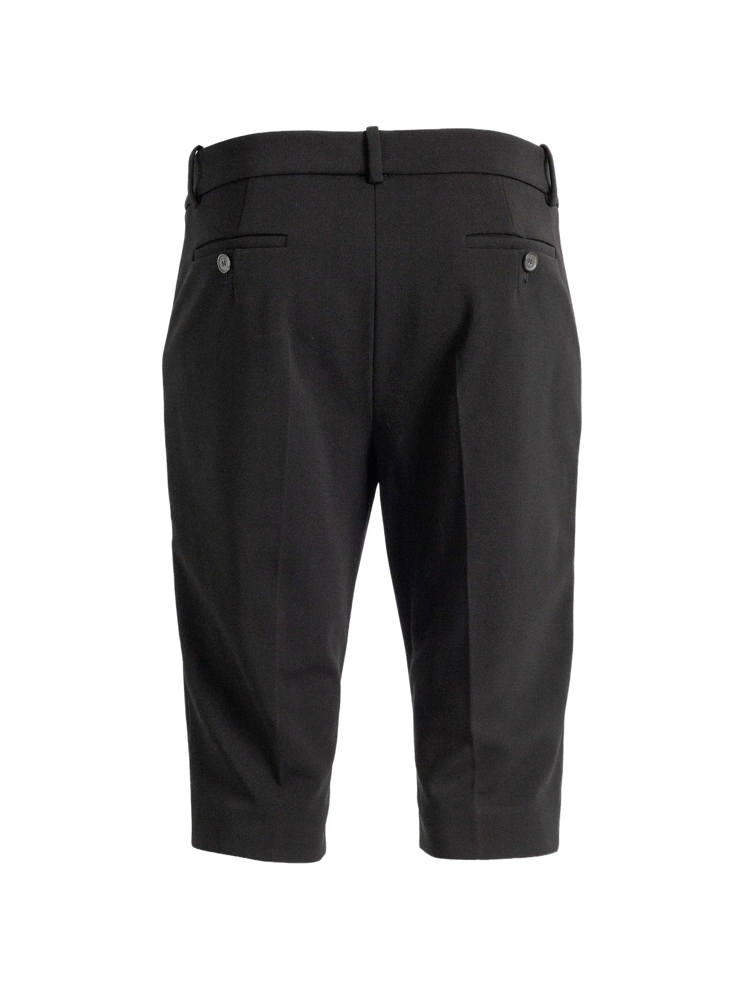 belt-loop slim-fit shorts
