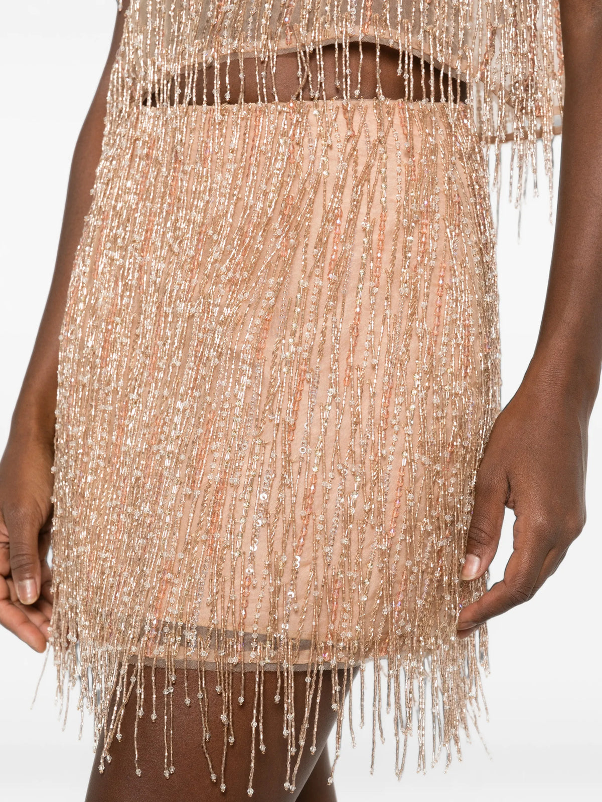 Glisten embellished skirt