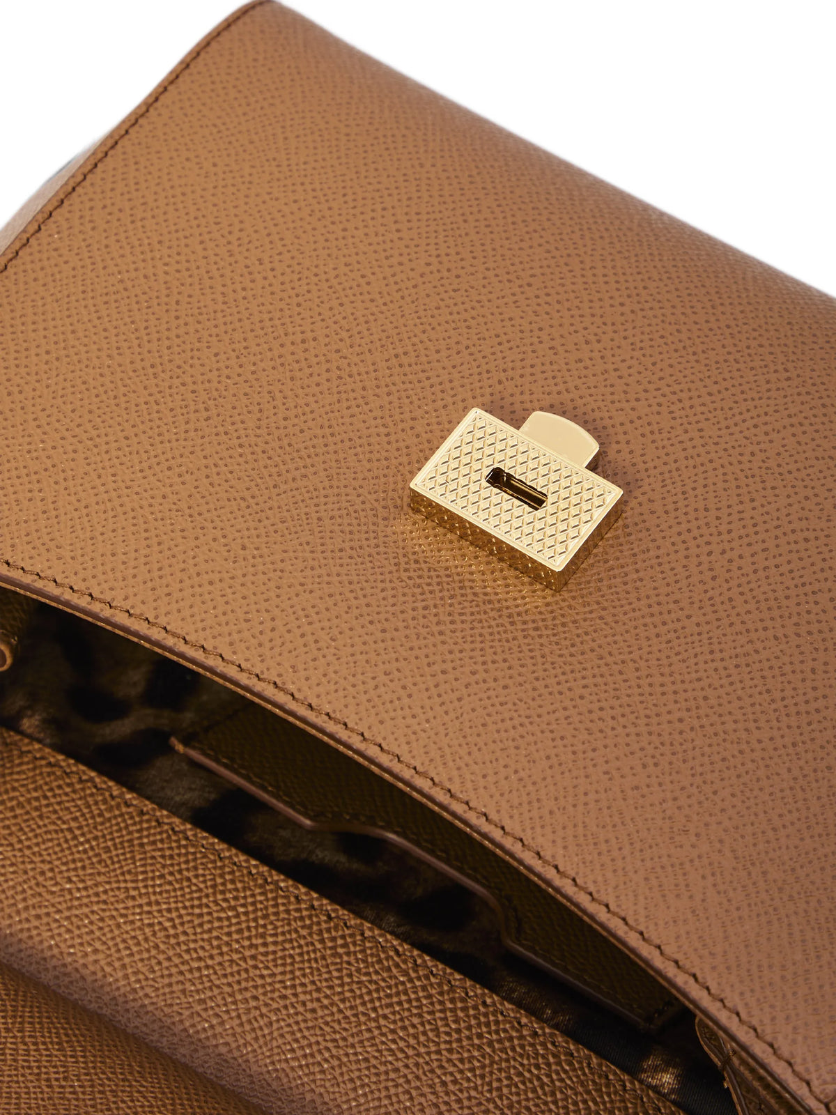 small Sicily handbag in dauphine calfskin
