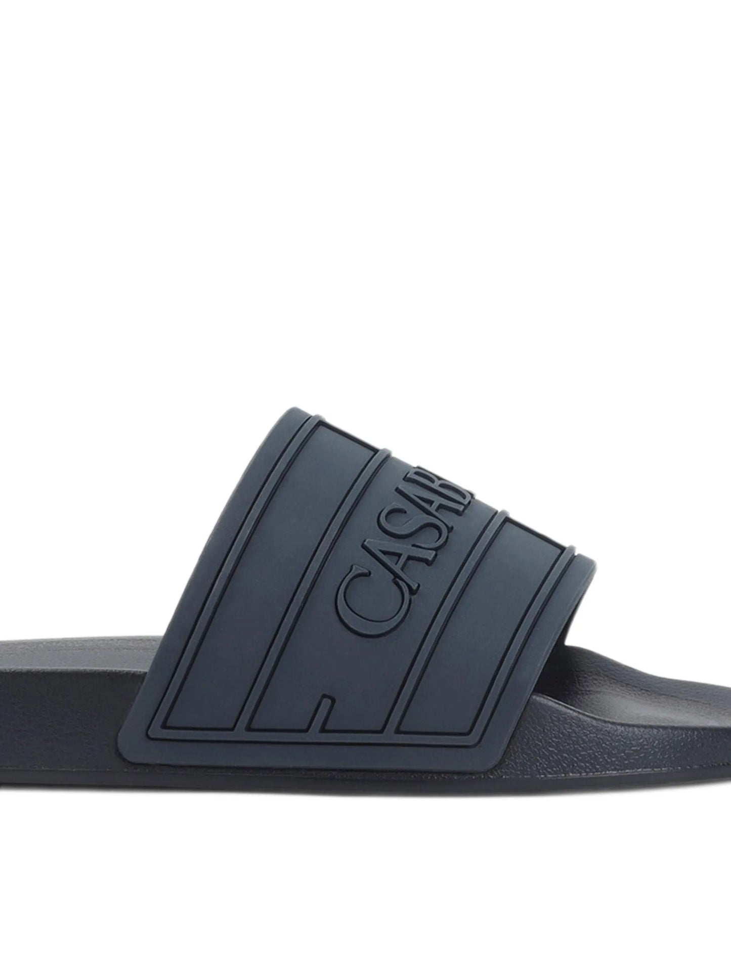 blue logo pool slides