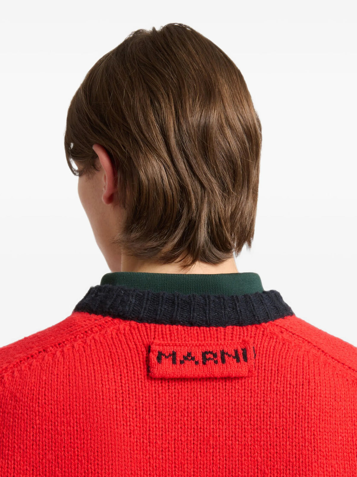 jacquard-print relaxed-fit sweater