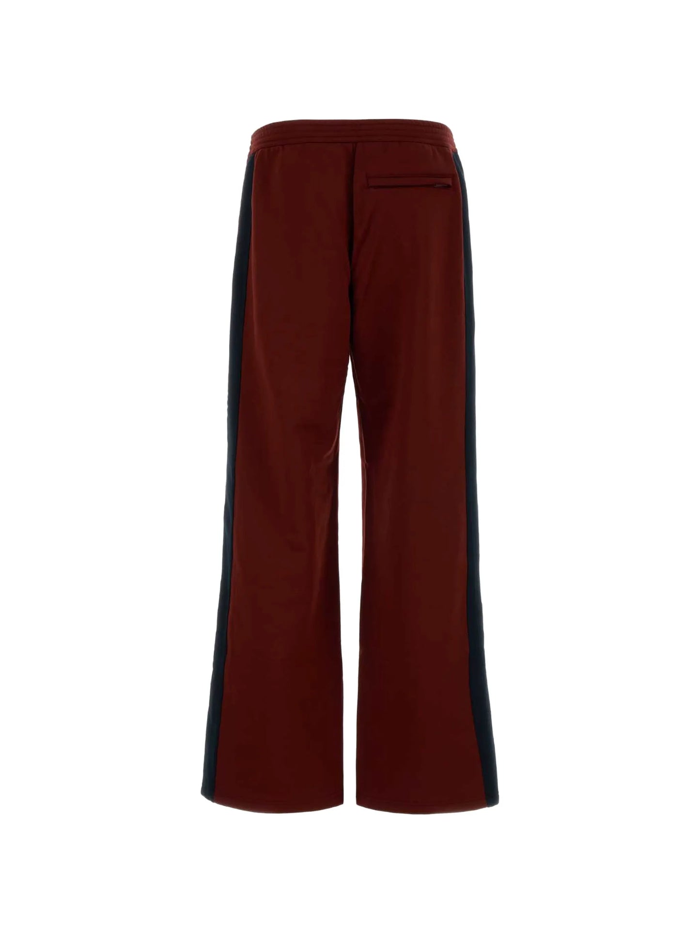 side-stripe wide-leg track pants
