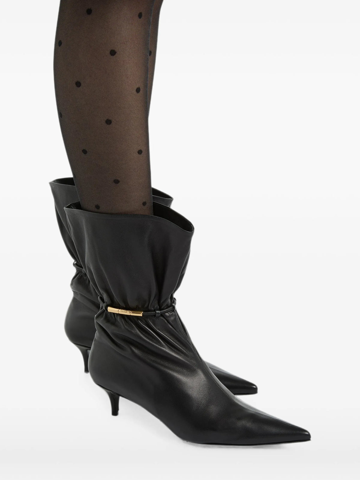 Sphynx smooth leather ankle boots
