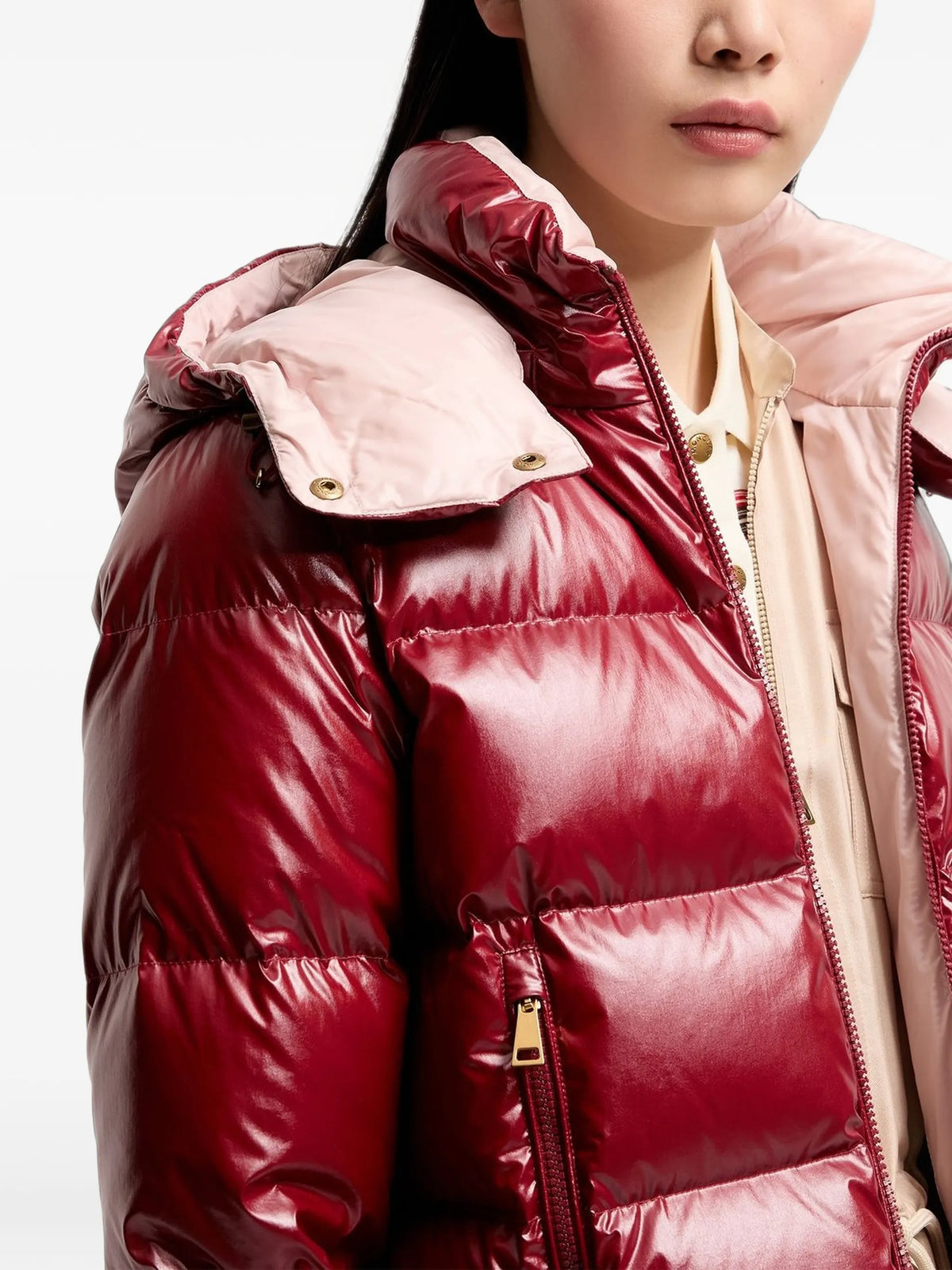 Niveole short down jacket