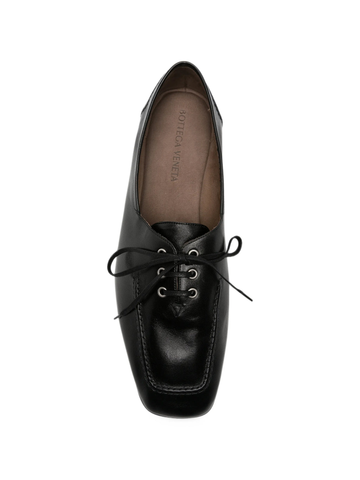 crinkled-nappa lace-up loafers