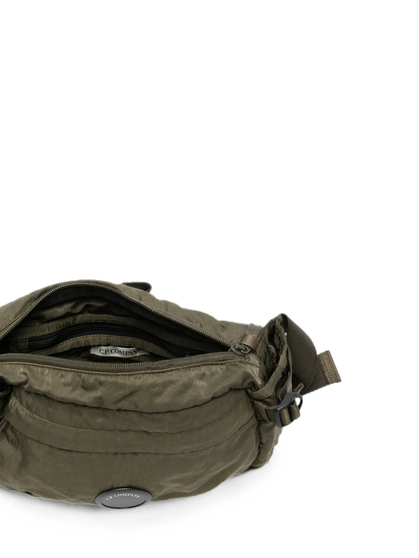 Lens-detail belt bag
