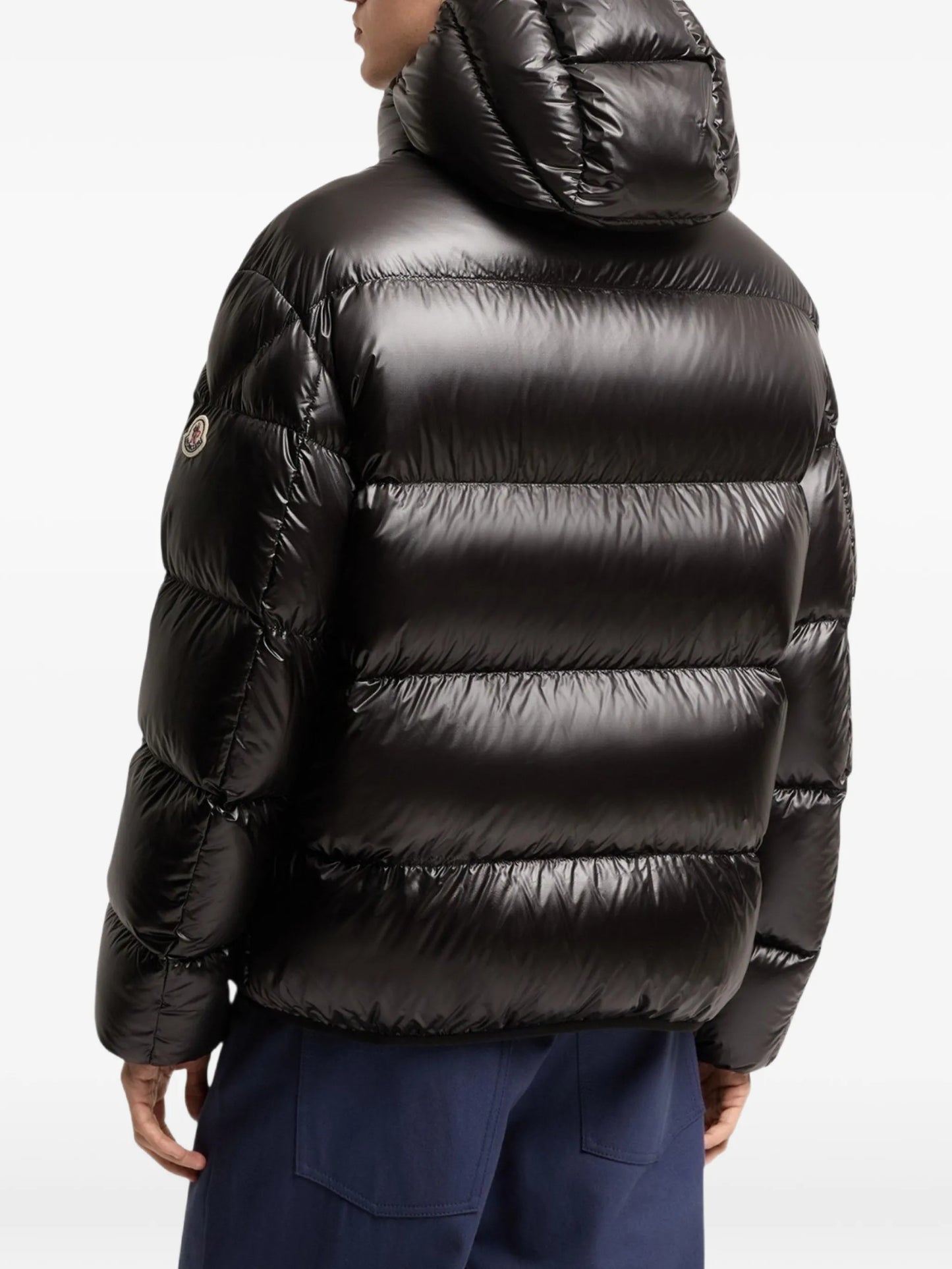 quilted hooded jacket
