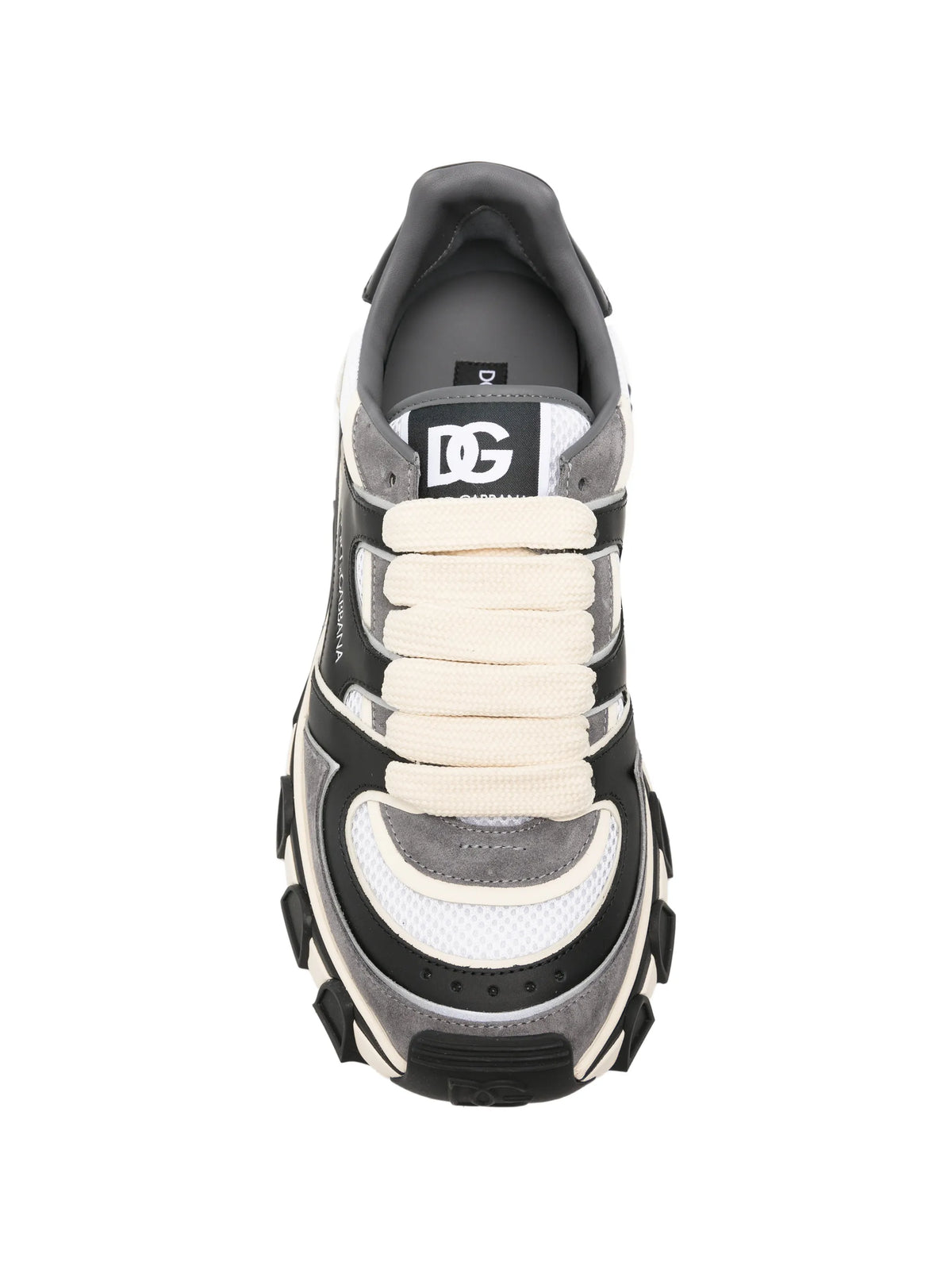 panelled chunky-sole sneakers