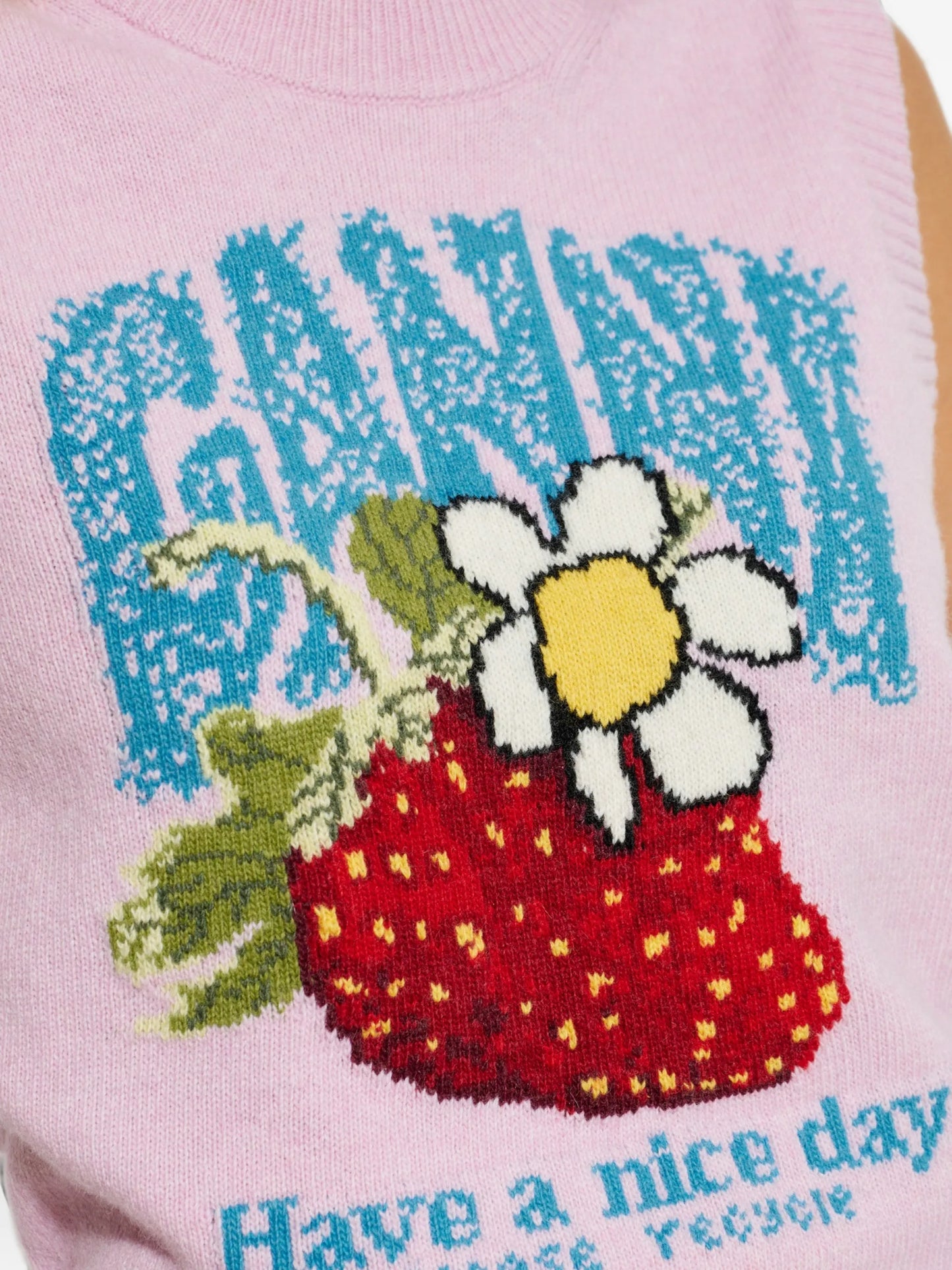 vest with strawberry