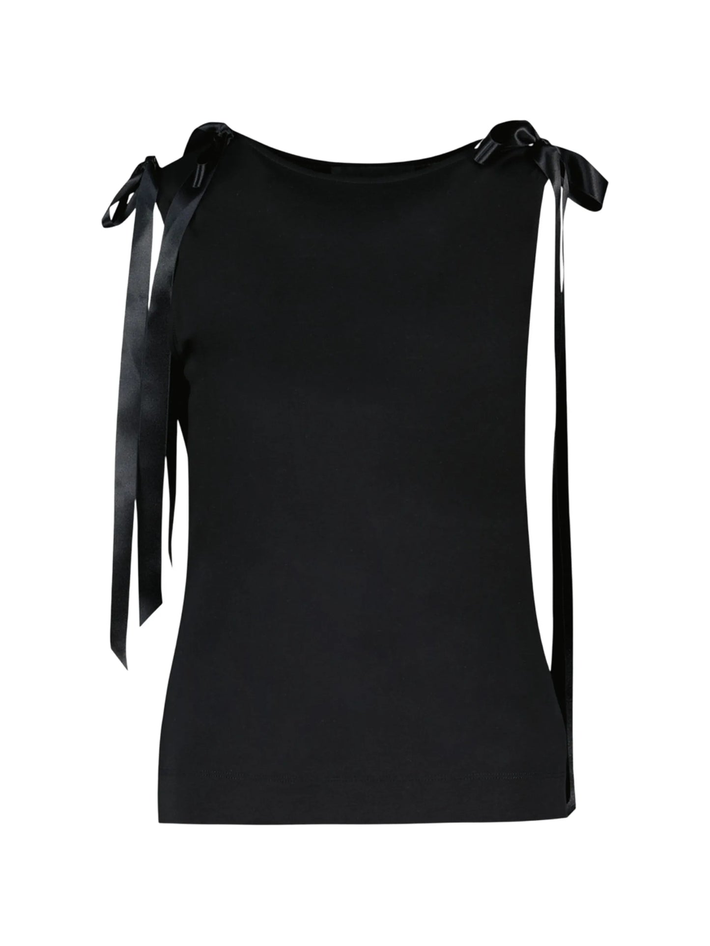 bow-detail tank top
