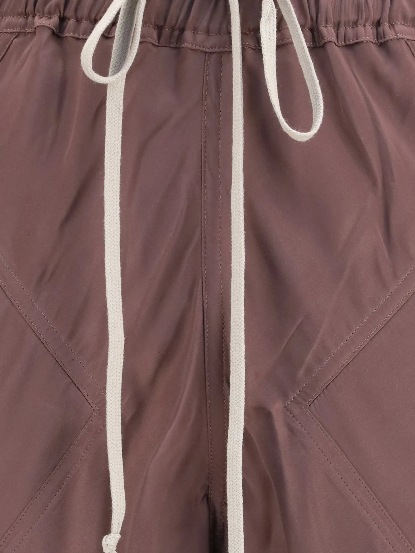 drawstring panelled trousers