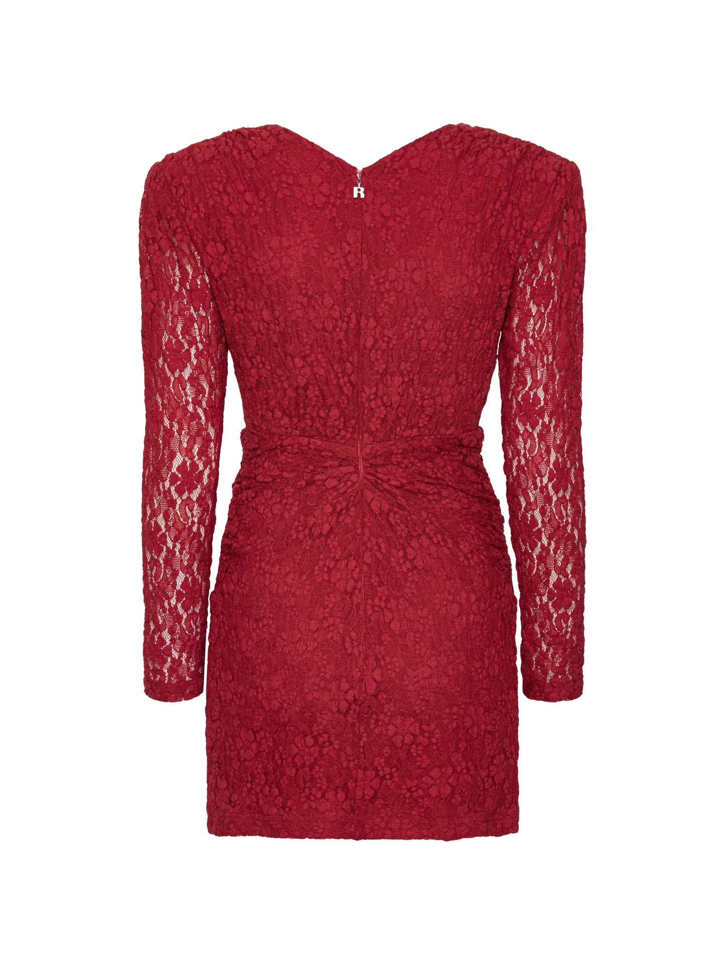 lace V-neck mini dress