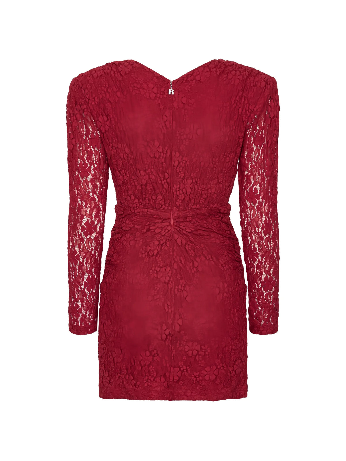 lace V-neck mini dress