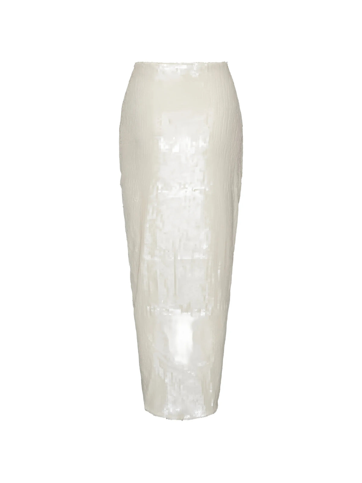 sequins knot skirt in white
