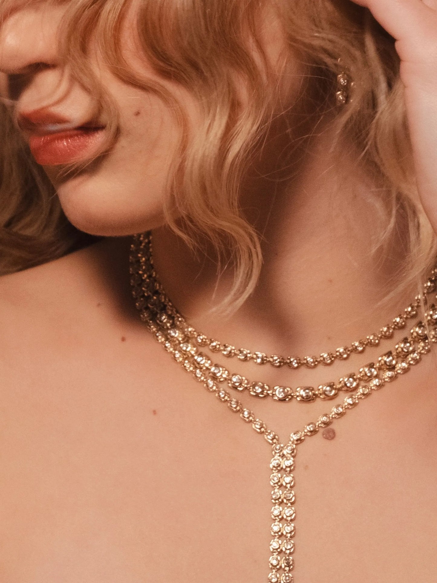 Romantica I Tennis diamond necklace