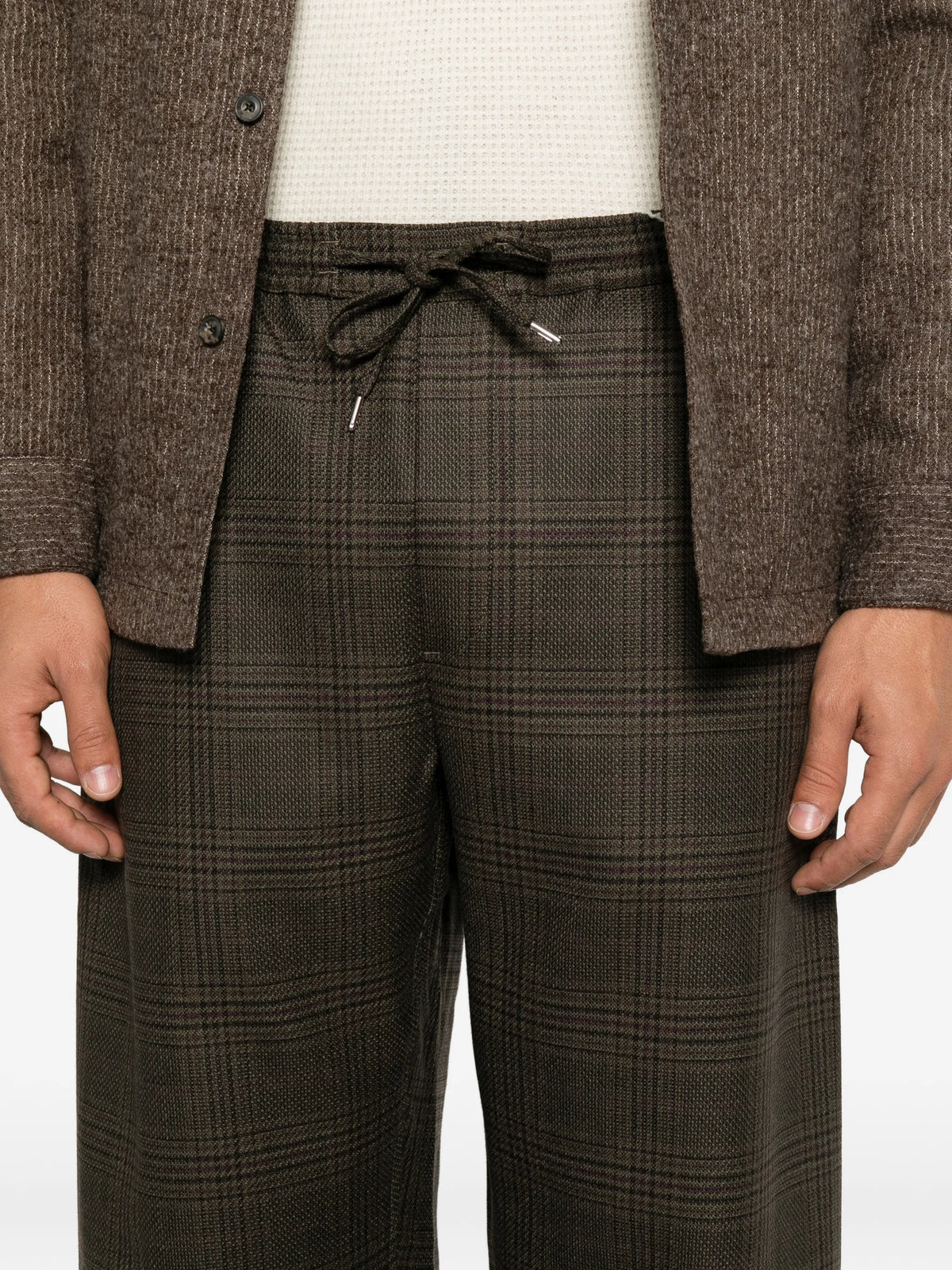 Samurai check trousers