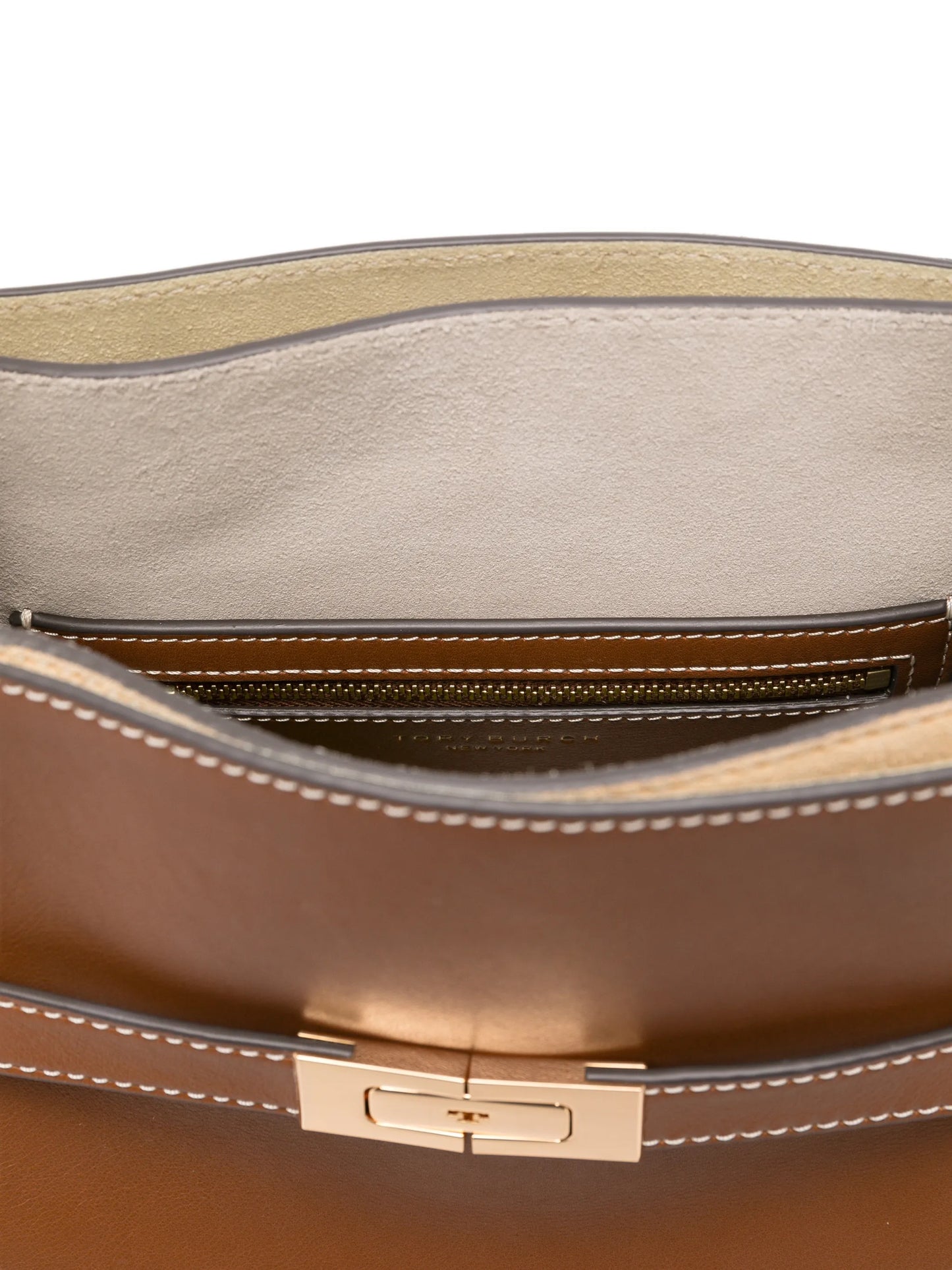 Lee Radziwill leather bucket bag