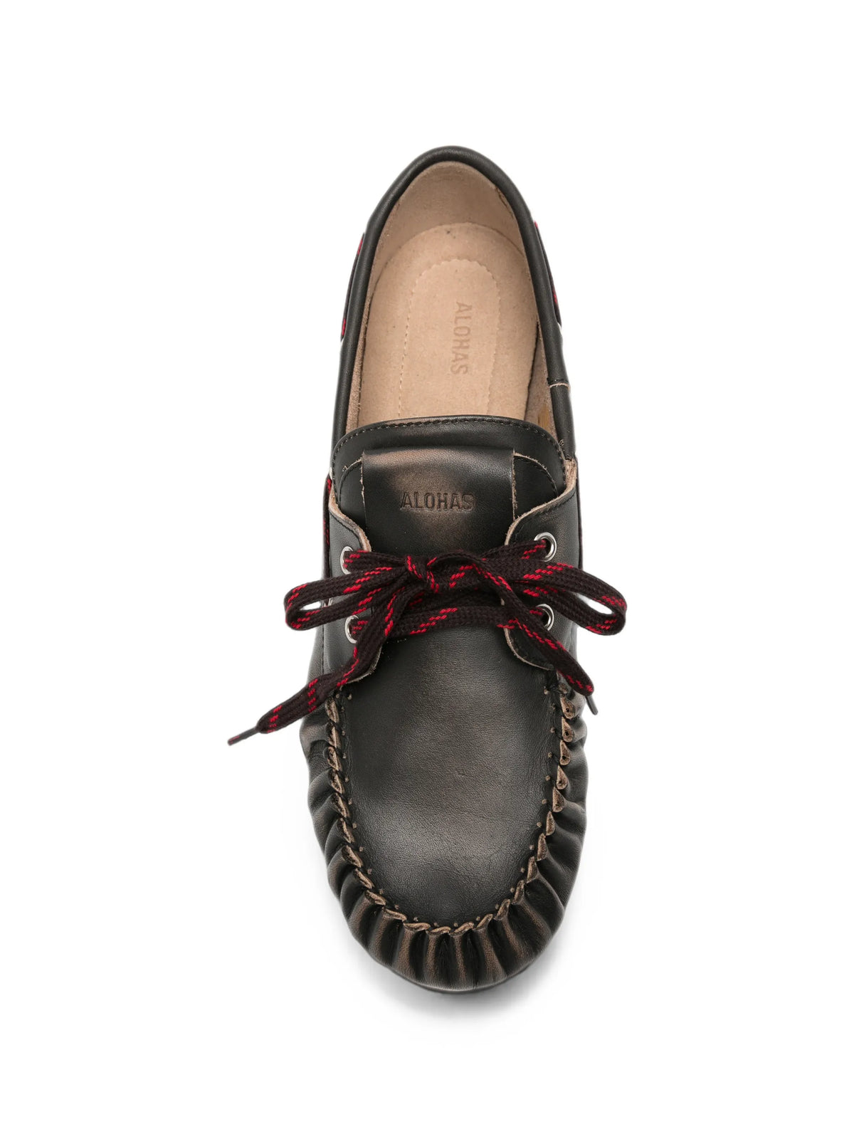 Rowan Sporty lace-up leather loafers