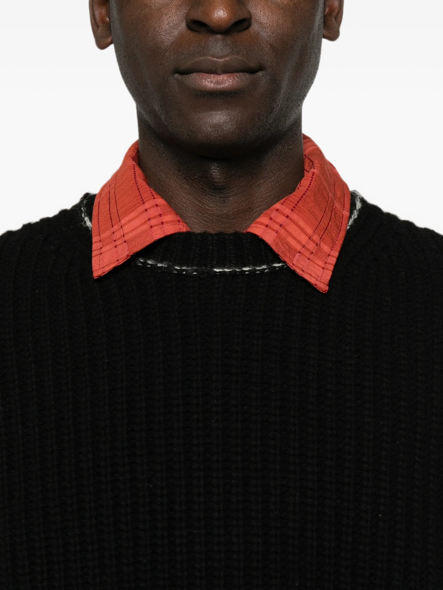 logo-patch long-sleeve sweater