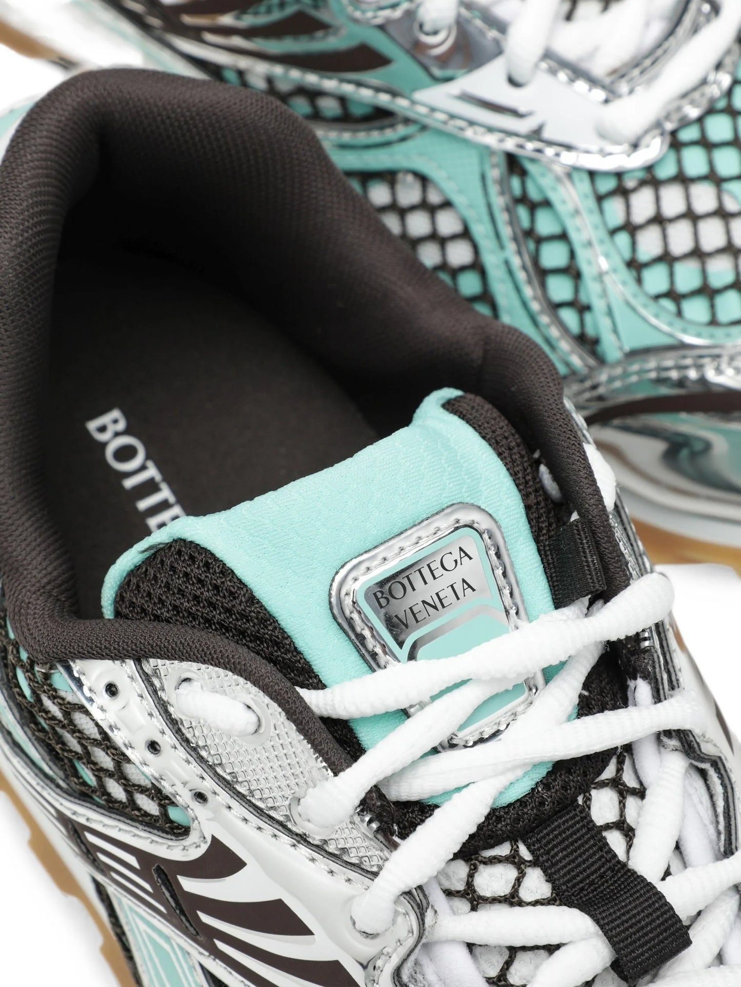 mesh-panelled sneakers