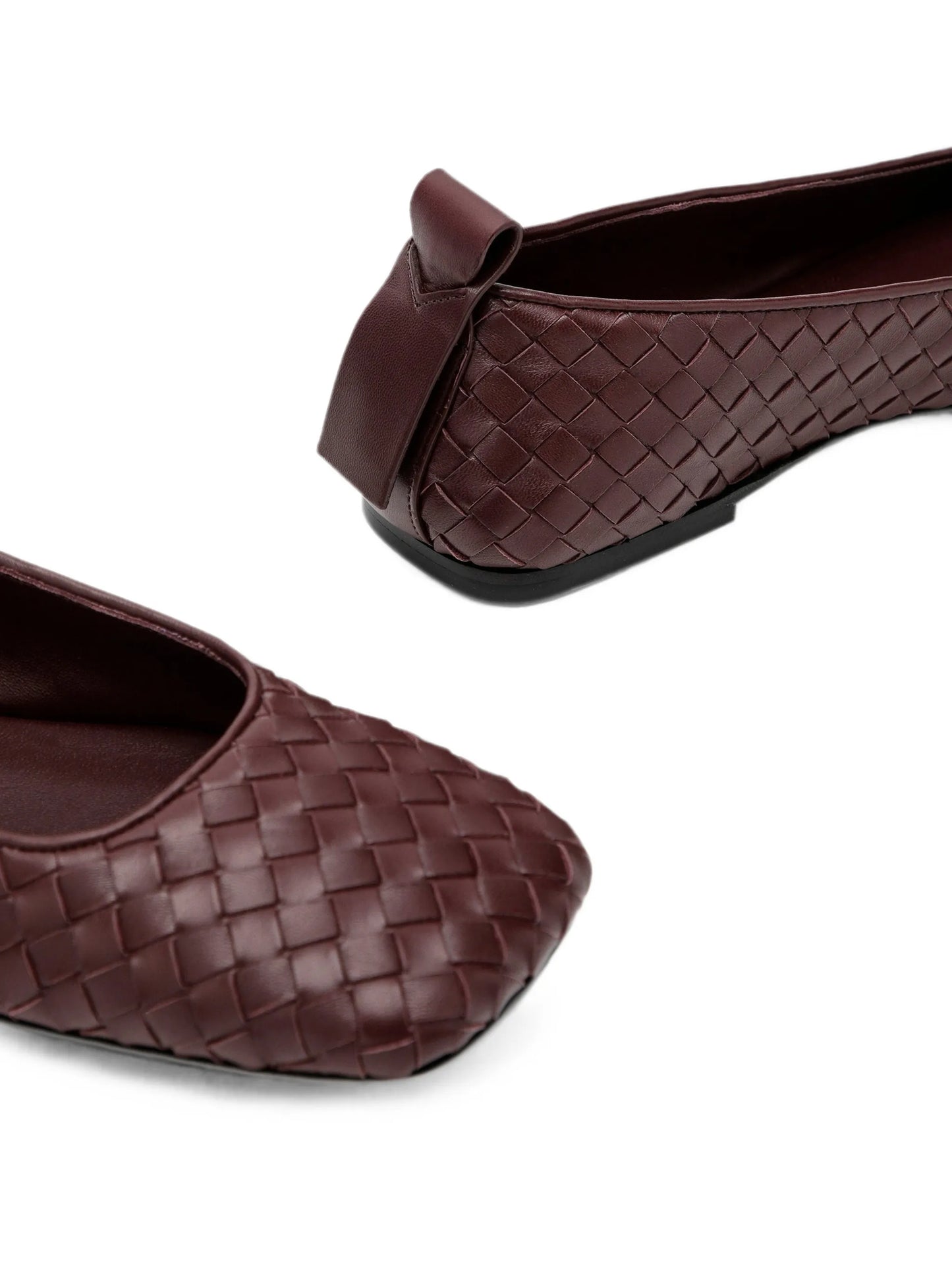 Charlotte Intrecciato ballerina shoes