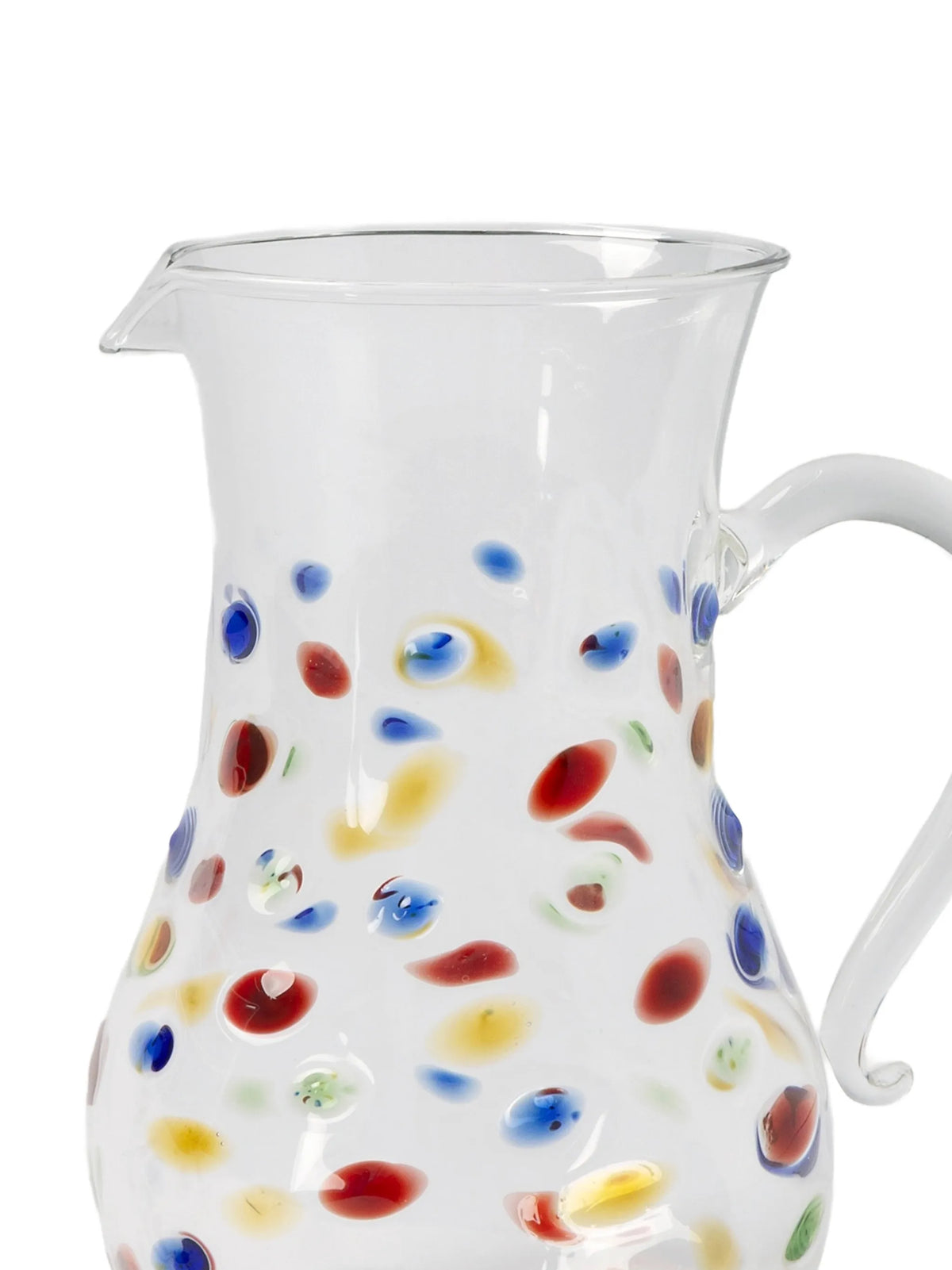 Egyptian polka-dot glass jug