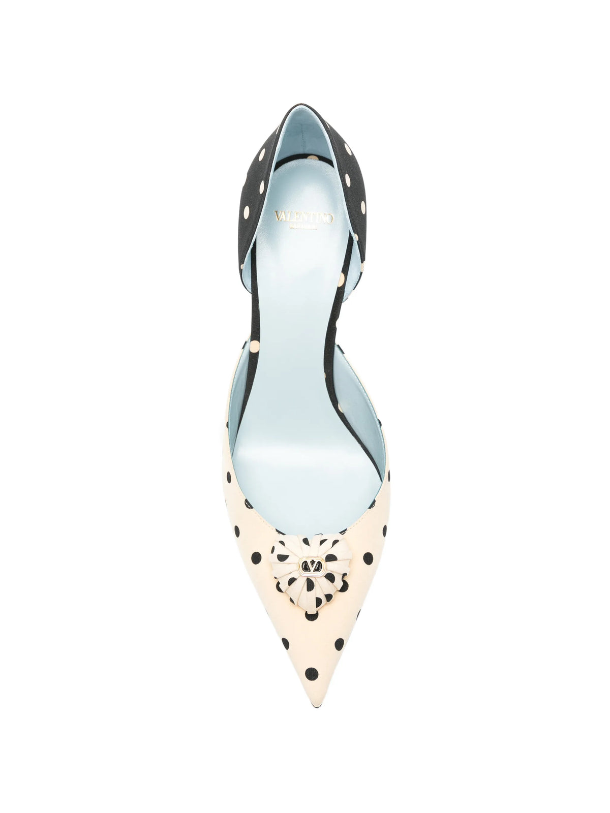 Coeur Royal polka-dot d'Orsay pumps