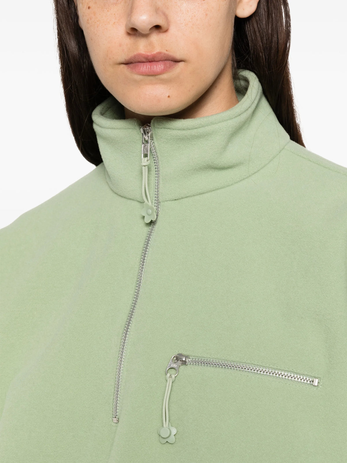 Frederik half-zip fleece sweatshirt