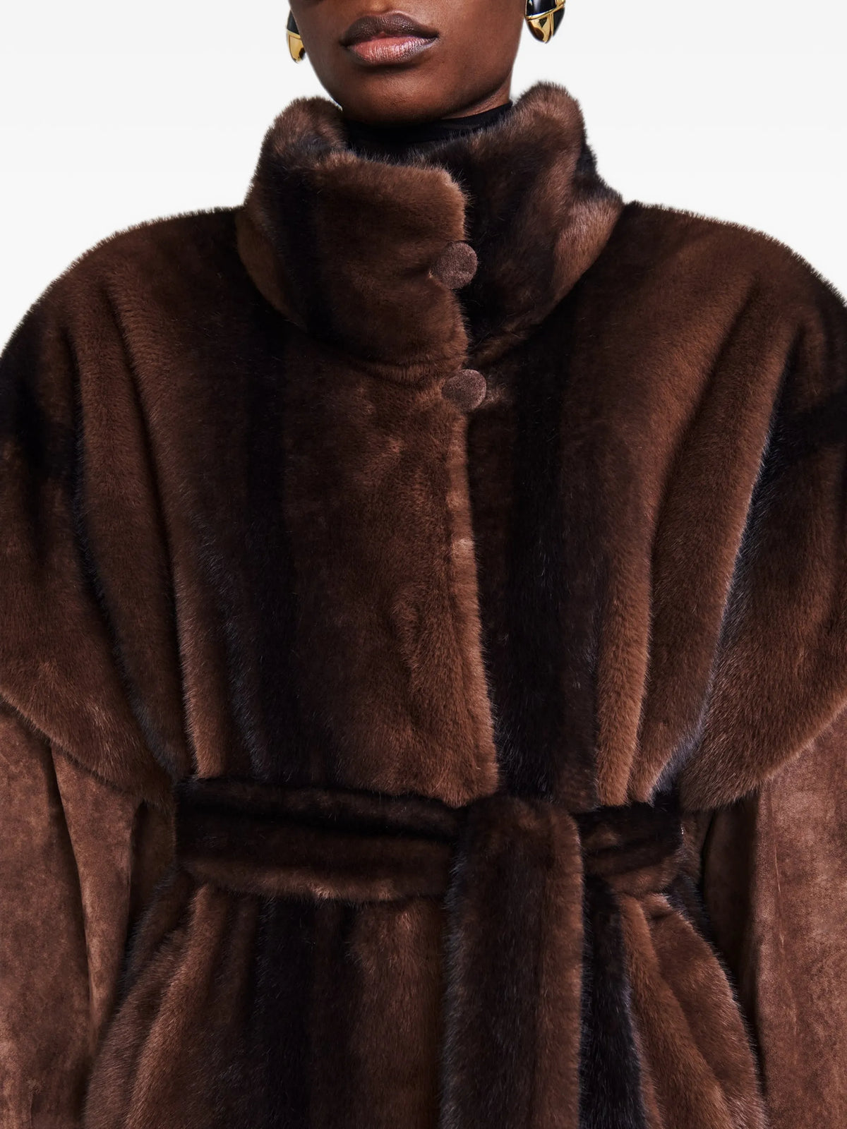 Harper faux-fur coat