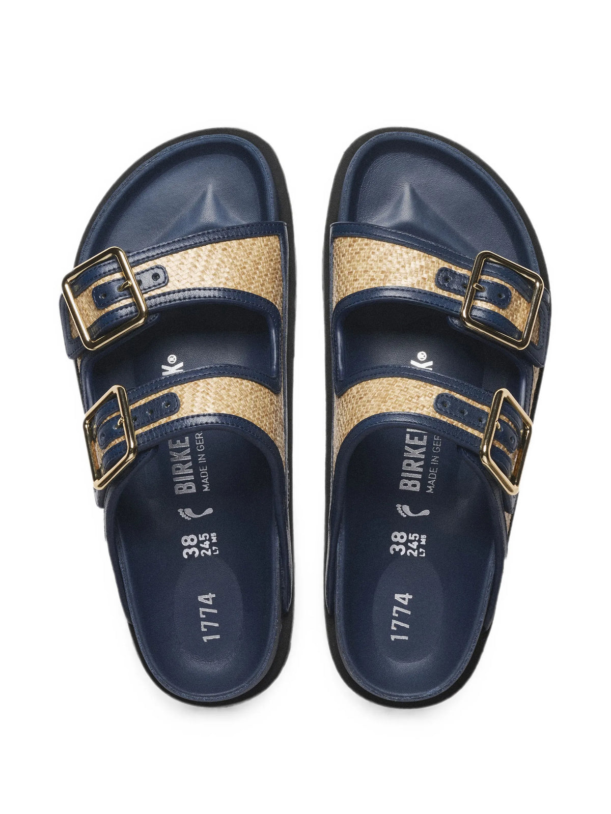 1774 Arizona raffia sandals