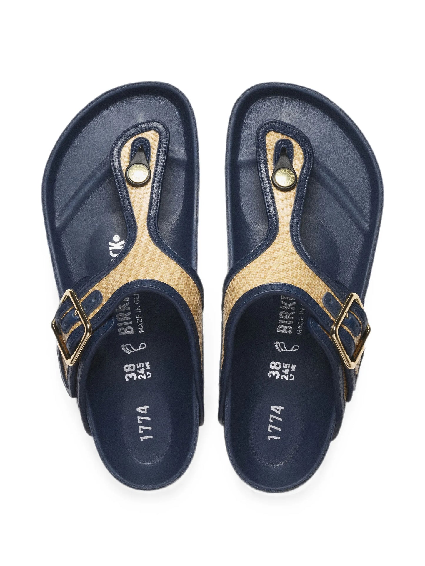 Gizeh raffia sandals