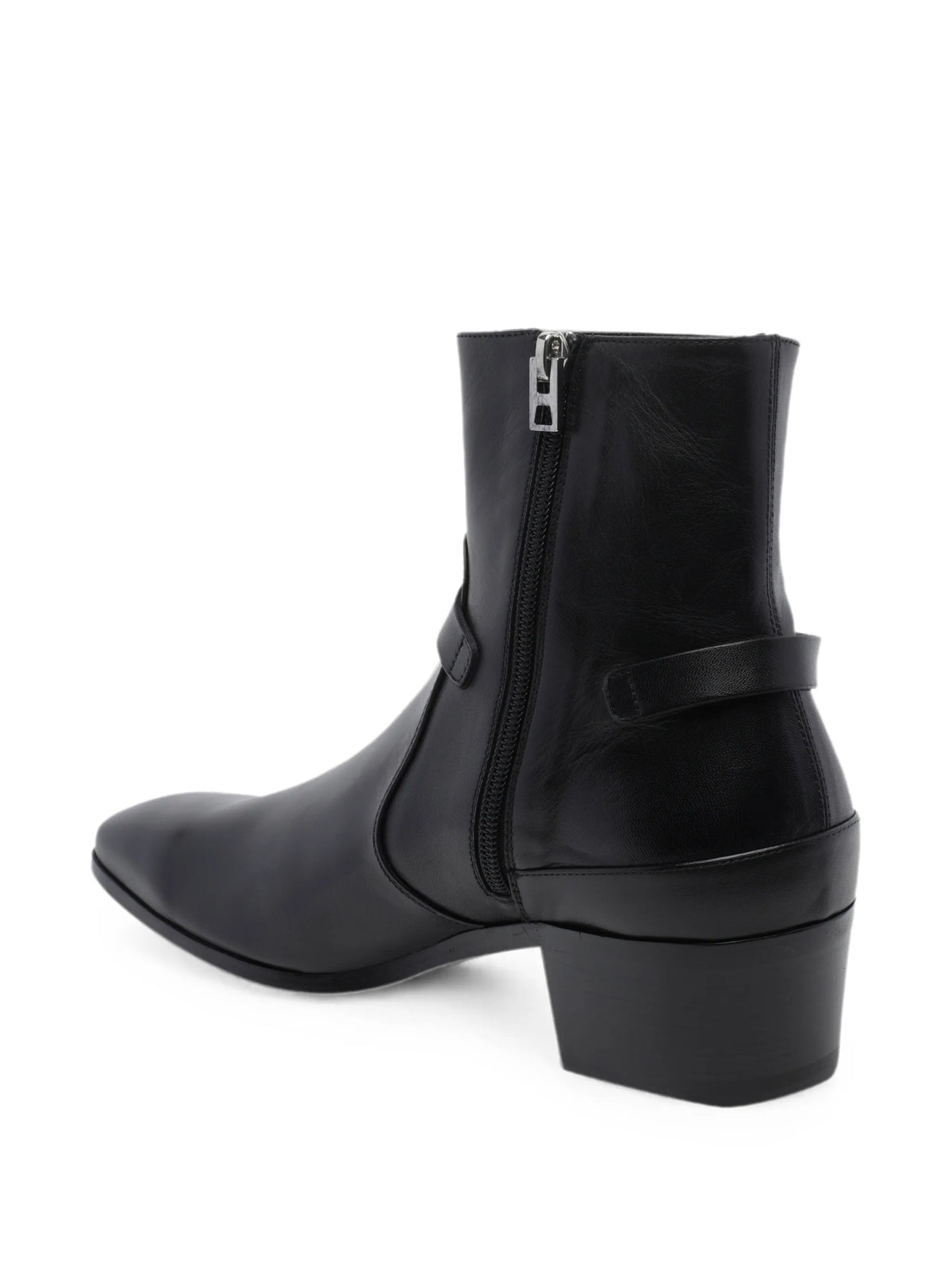 Clint buckle-detail biker boots
